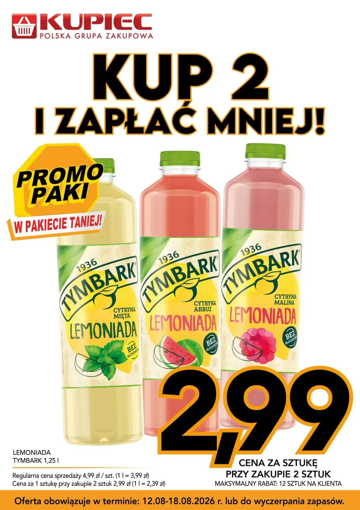 Gazetka promocyjna Kupiec  ważna od 12.08.2026 - Strona 6.