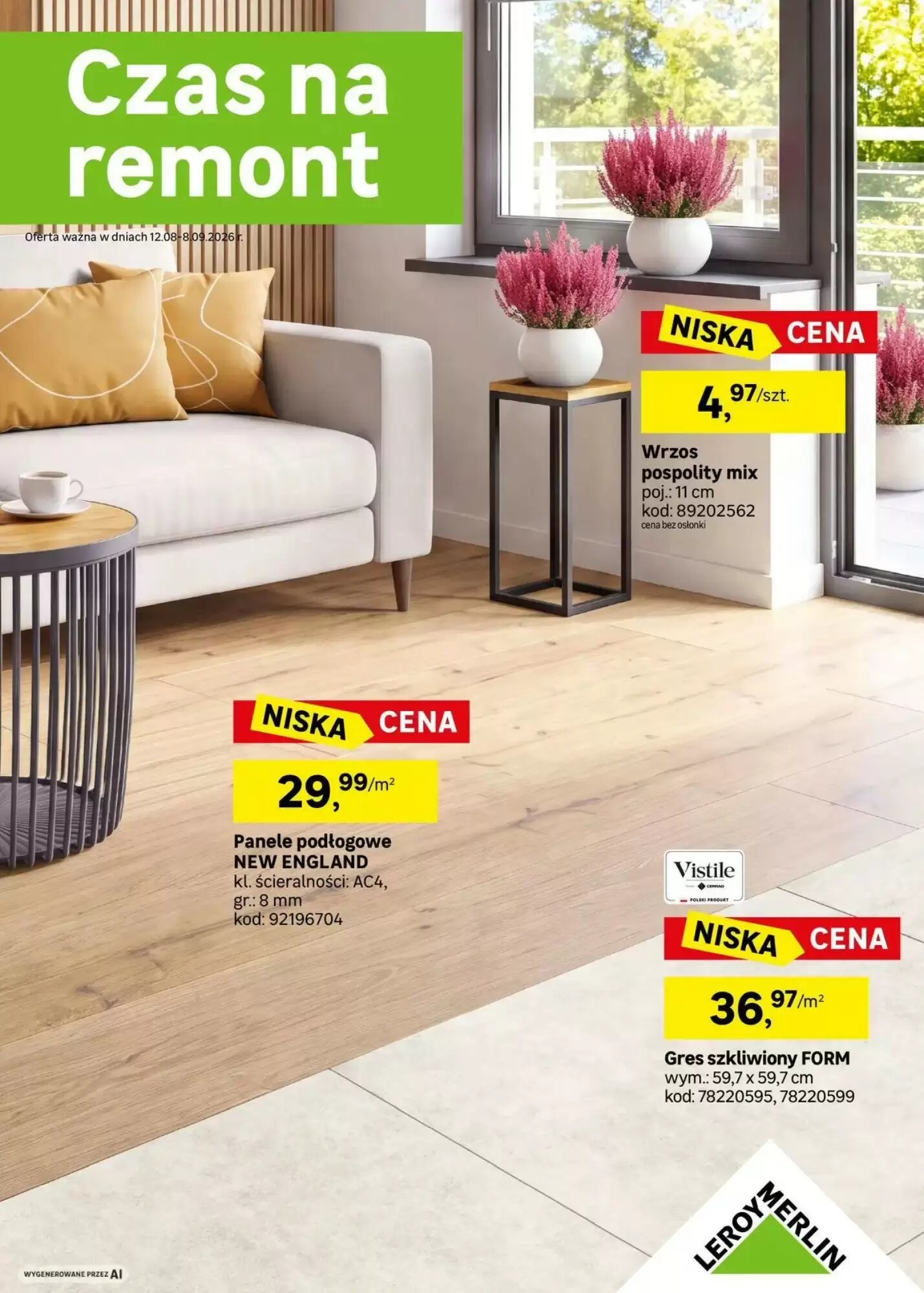 Gazetka promocyjna Leroy Merlin ważna od 12.08.2026 - Strona 1.