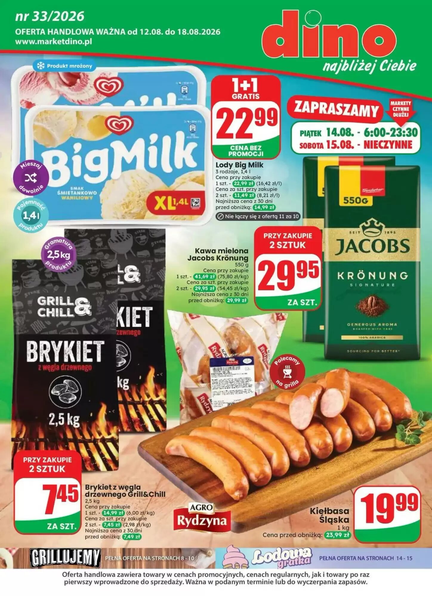 Gazetka promocyjna Dino  ważna od 12.08.2026 - Strona 1.
