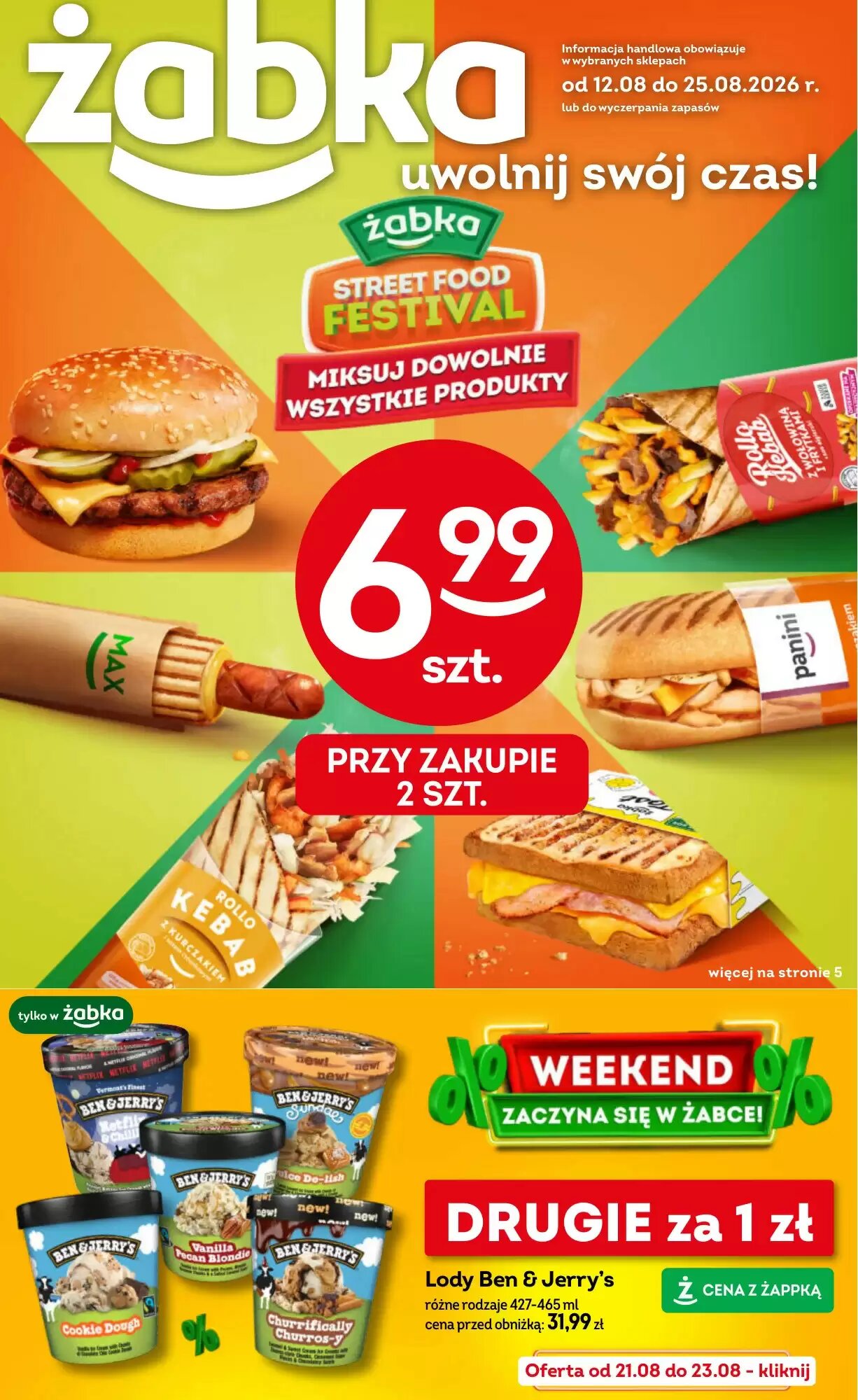 Gazetka promocyjna Żabka ważna od 12.08.2026 - Strona 1.