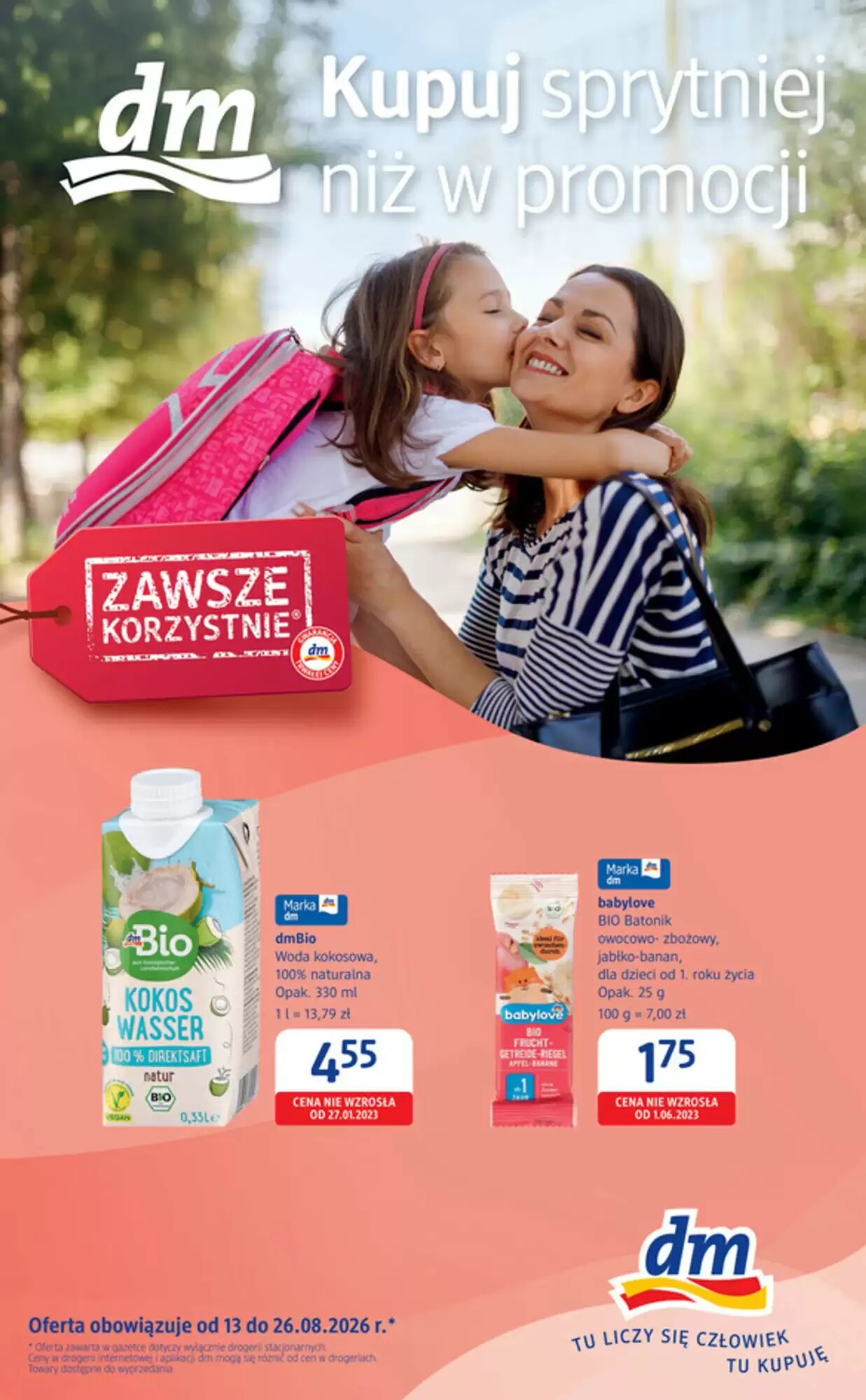 Gazetka promocyjna dm drogerie markt  ważna od 13.08.2026 - Strona 1.