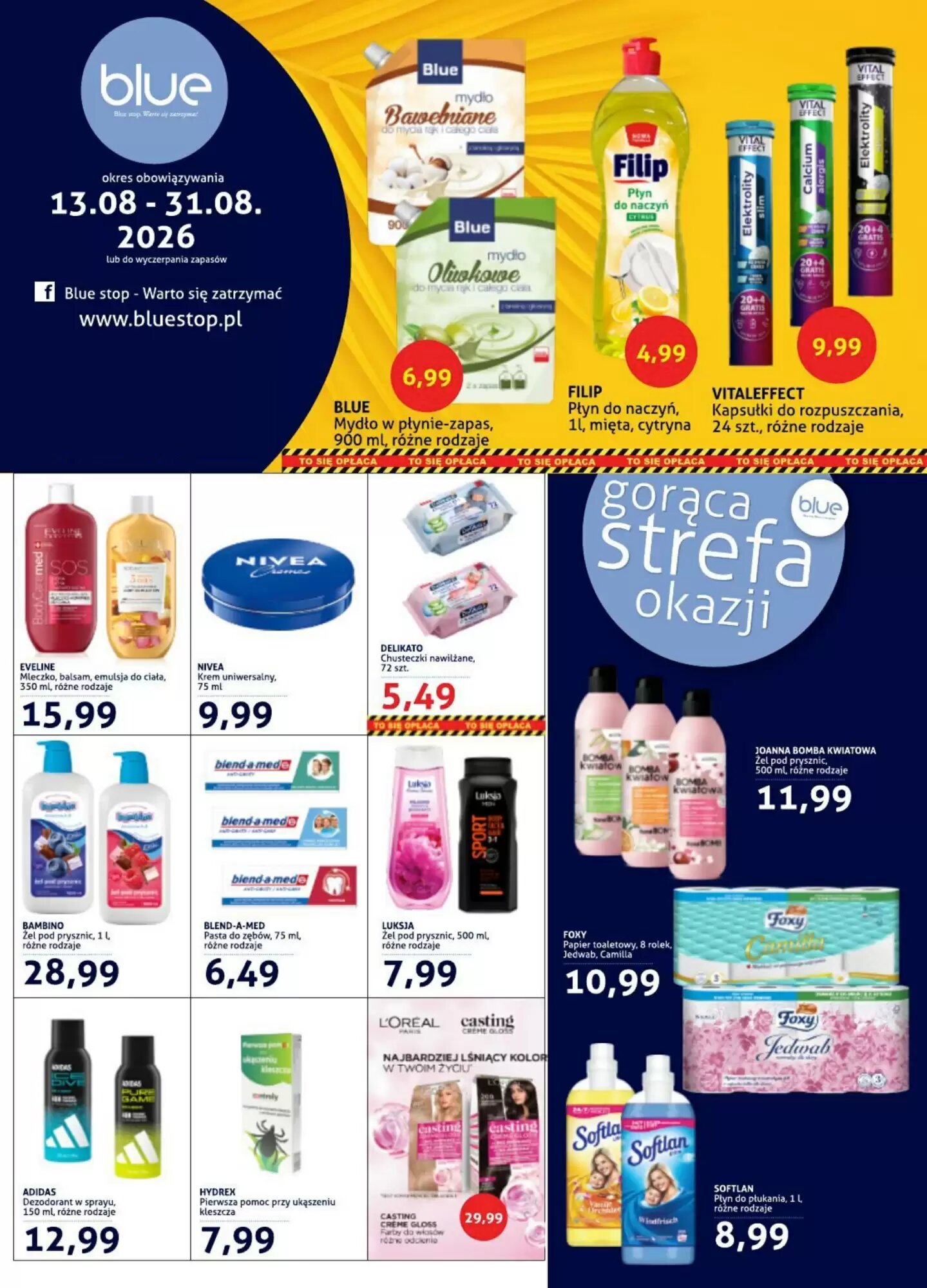 Gazetka promocyjna Blue Stop ważna od 13.08.2026 - Strona 1.