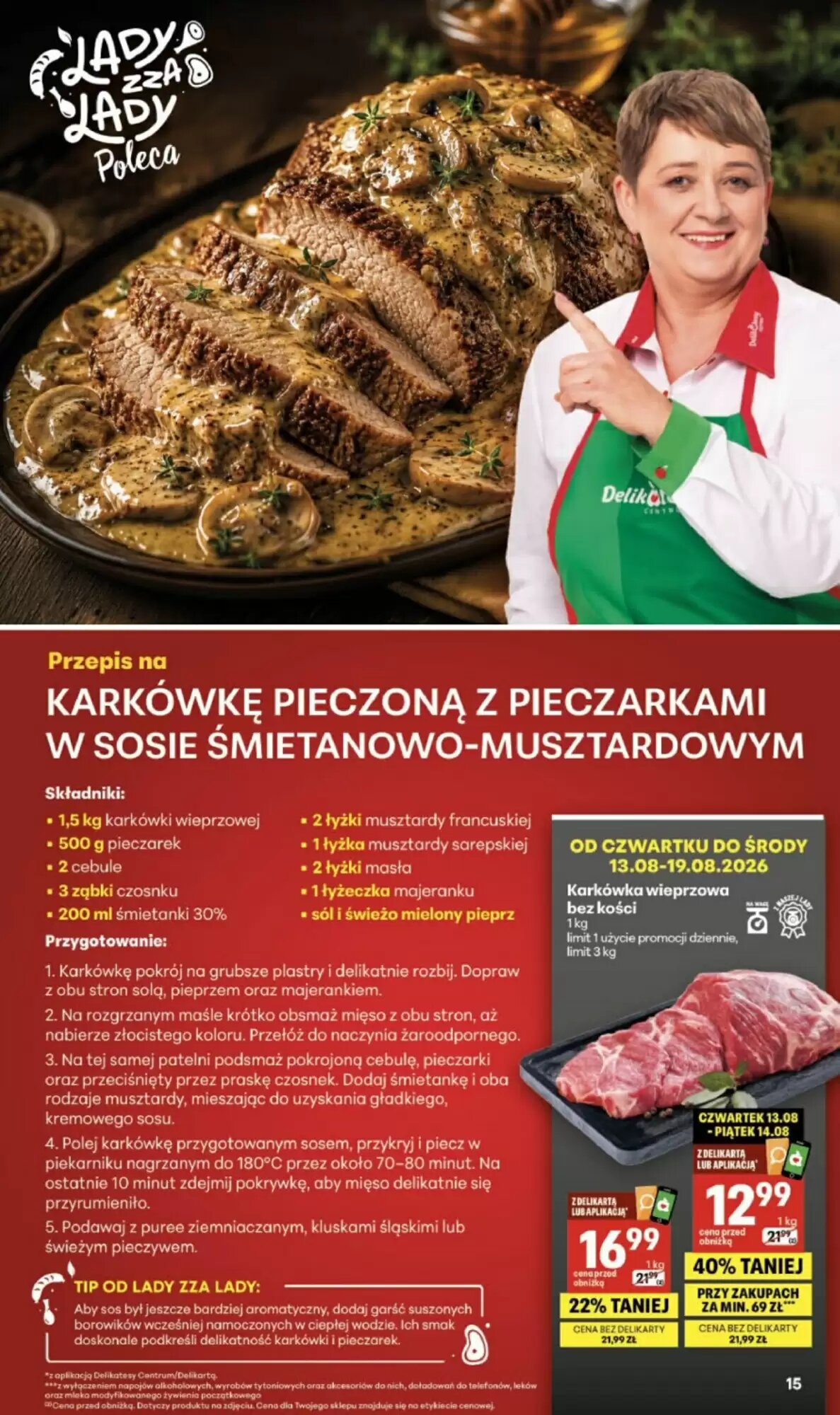 Gazetka promocyjna Delikatesy Centrum  ważna od 13.08.2026 - Strona 15.
