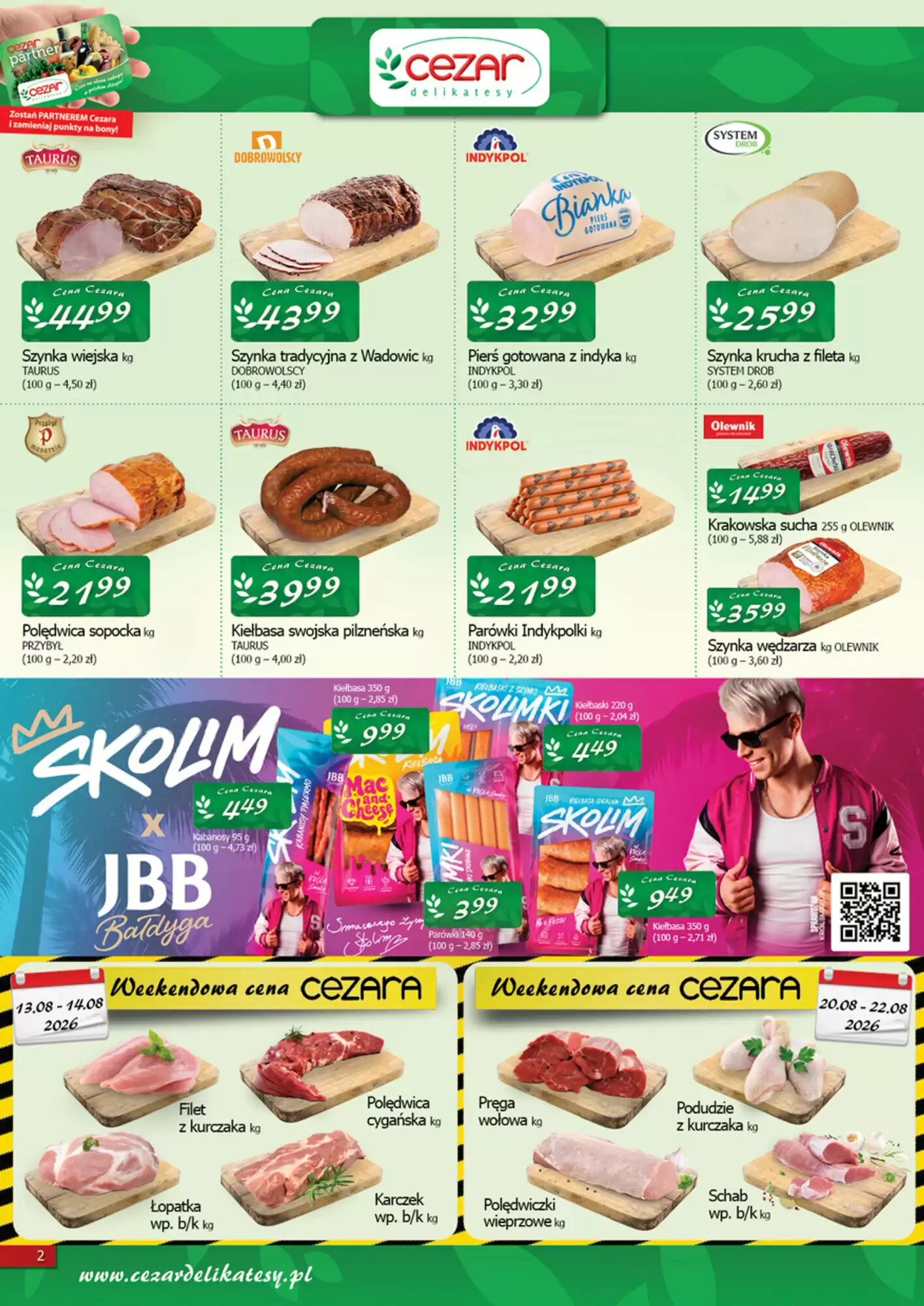 Gazetka promocyjna Cezar Delikatesy  ważna od 13.08.2026 - Strona 2.