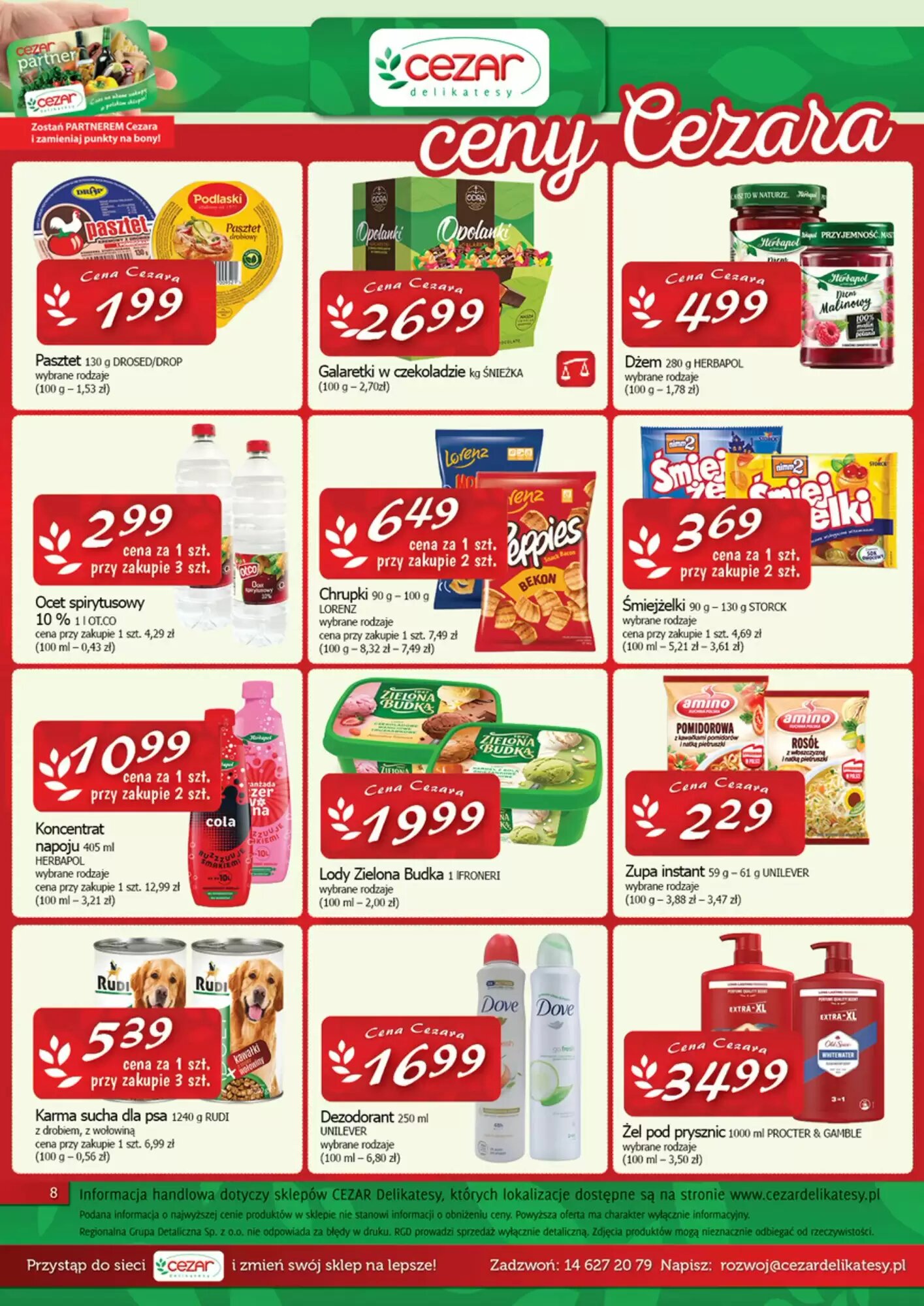 Gazetka promocyjna Cezar Delikatesy  ważna od 13.08.2026 - Strona 8.