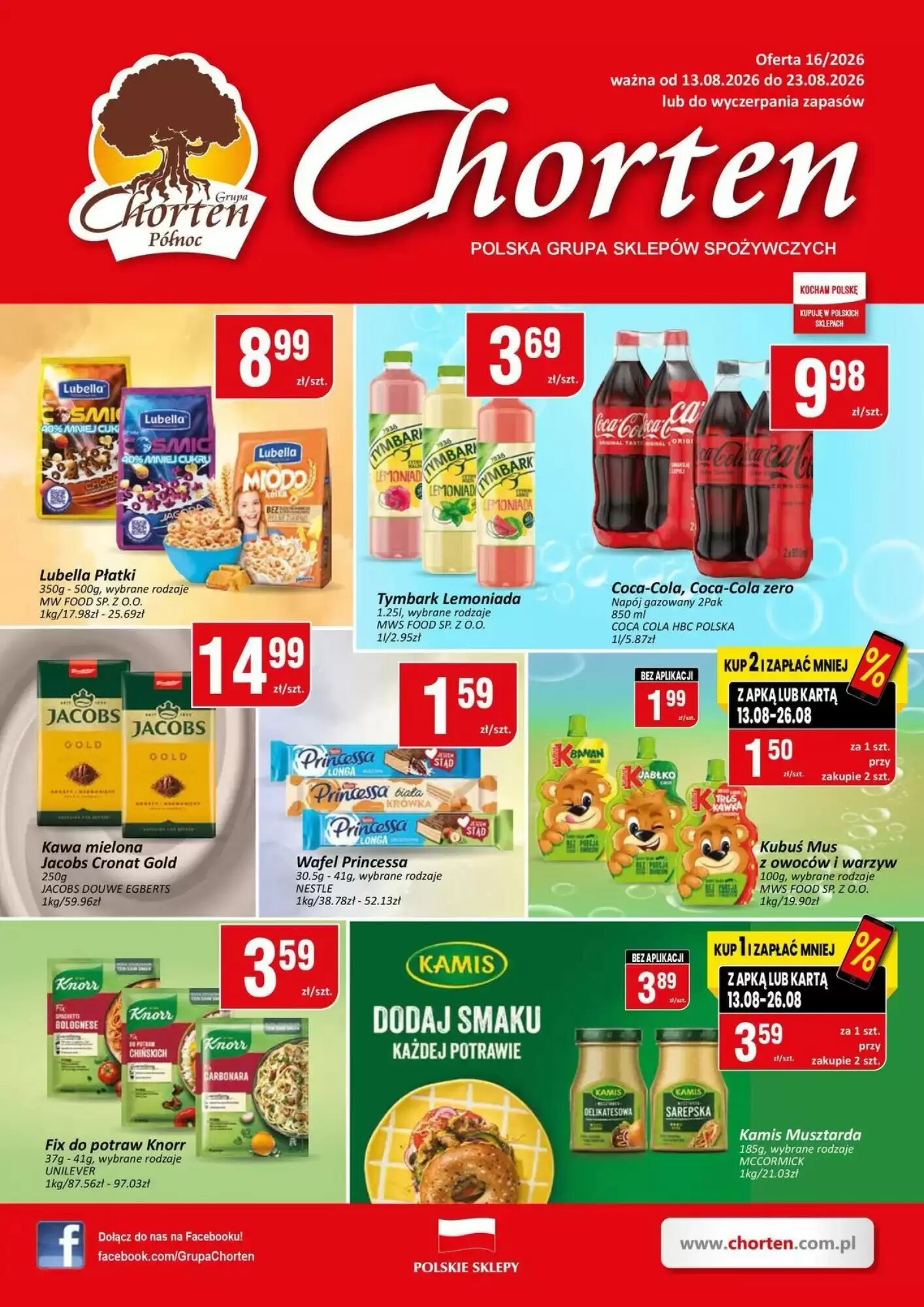 Gazetka promocyjna Chorten  ważna od 13.08.2026 - Strona 1.