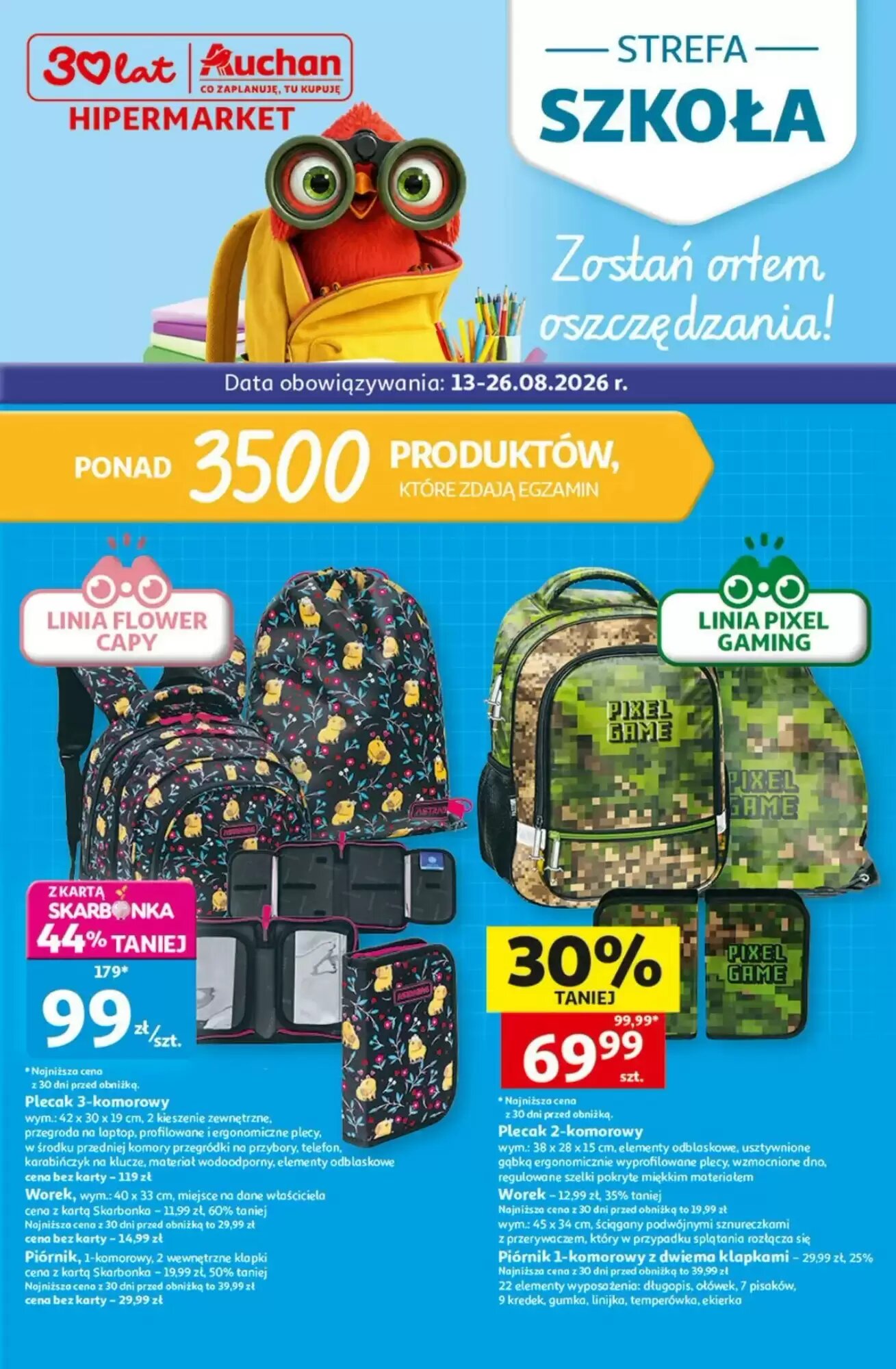 Gazetka promocyjna Auchan  ważna od 13.08.2026 - Strona 1.