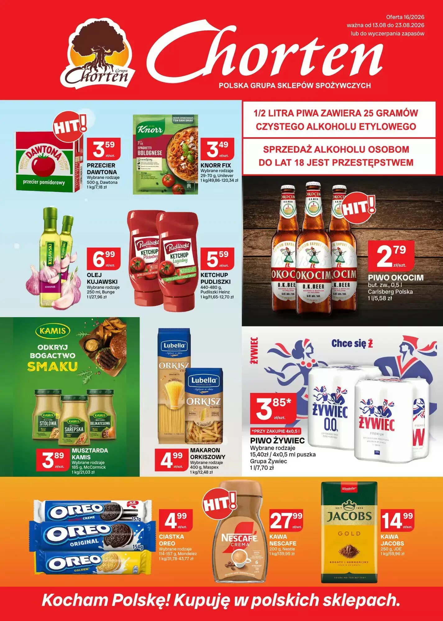 Gazetka promocyjna Chorten  ważna od 13.08.2026 - Strona 1.