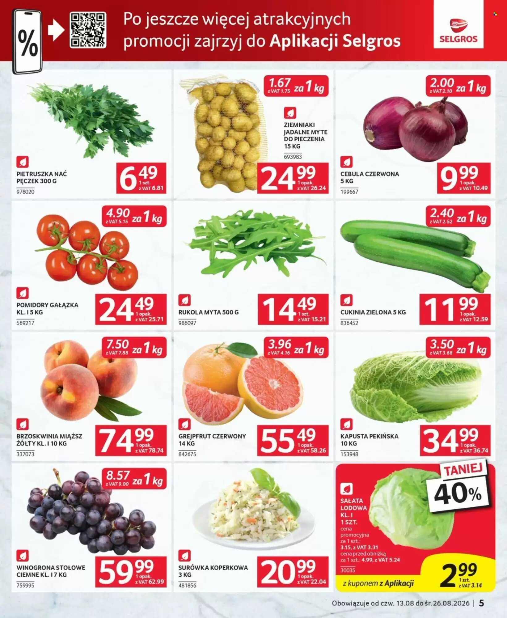 Gazetka promocyjna Selgros  ważna od 13.08.2026 - Strona 5.