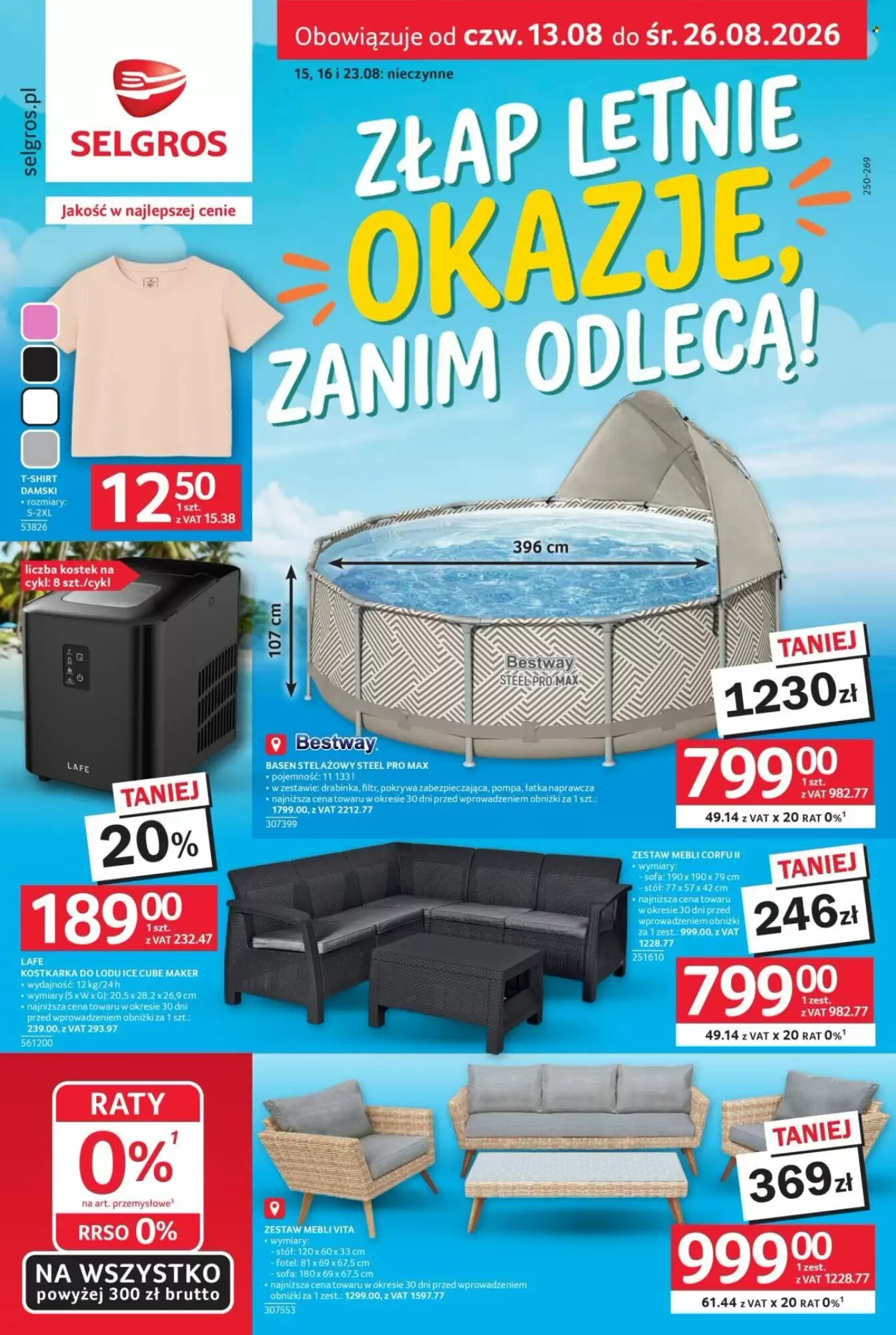 Gazetka promocyjna Selgros  ważna od 13.08.2026 - Strona 1.