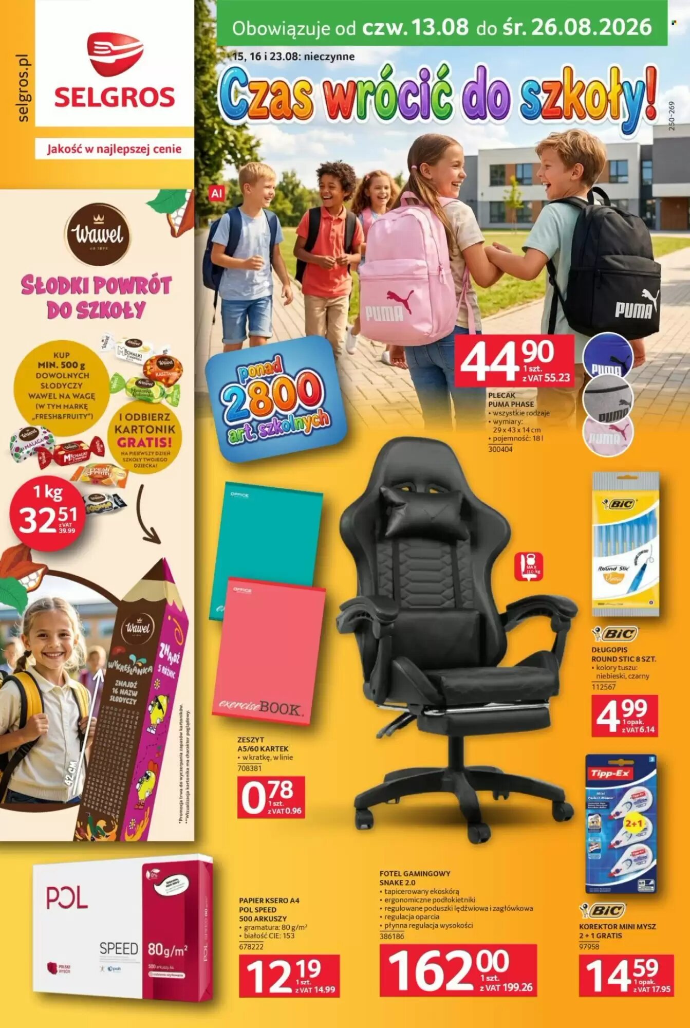 Gazetka promocyjna Selgros  ważna od 13.08.2026 - Strona 1.
