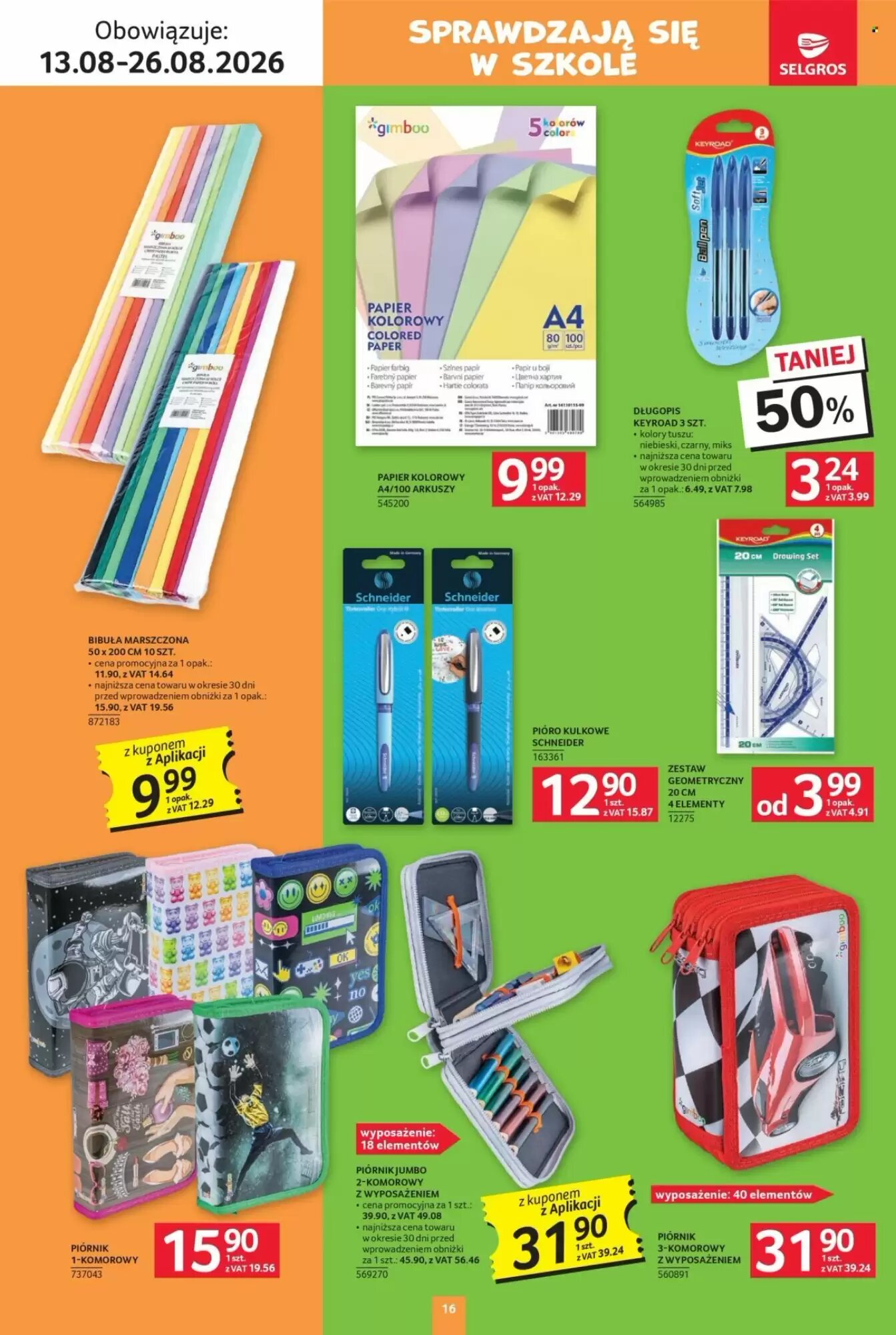 Gazetka promocyjna Selgros  ważna od 13.08.2026 - Strona 16.