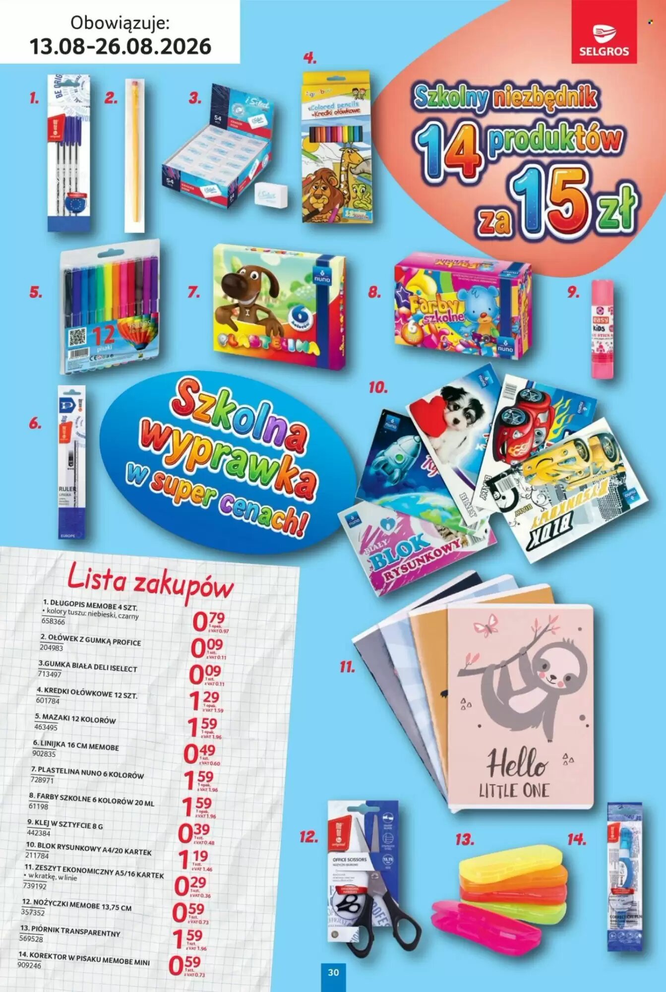 Gazetka promocyjna Selgros  ważna od 13.08.2026 - Strona 30.
