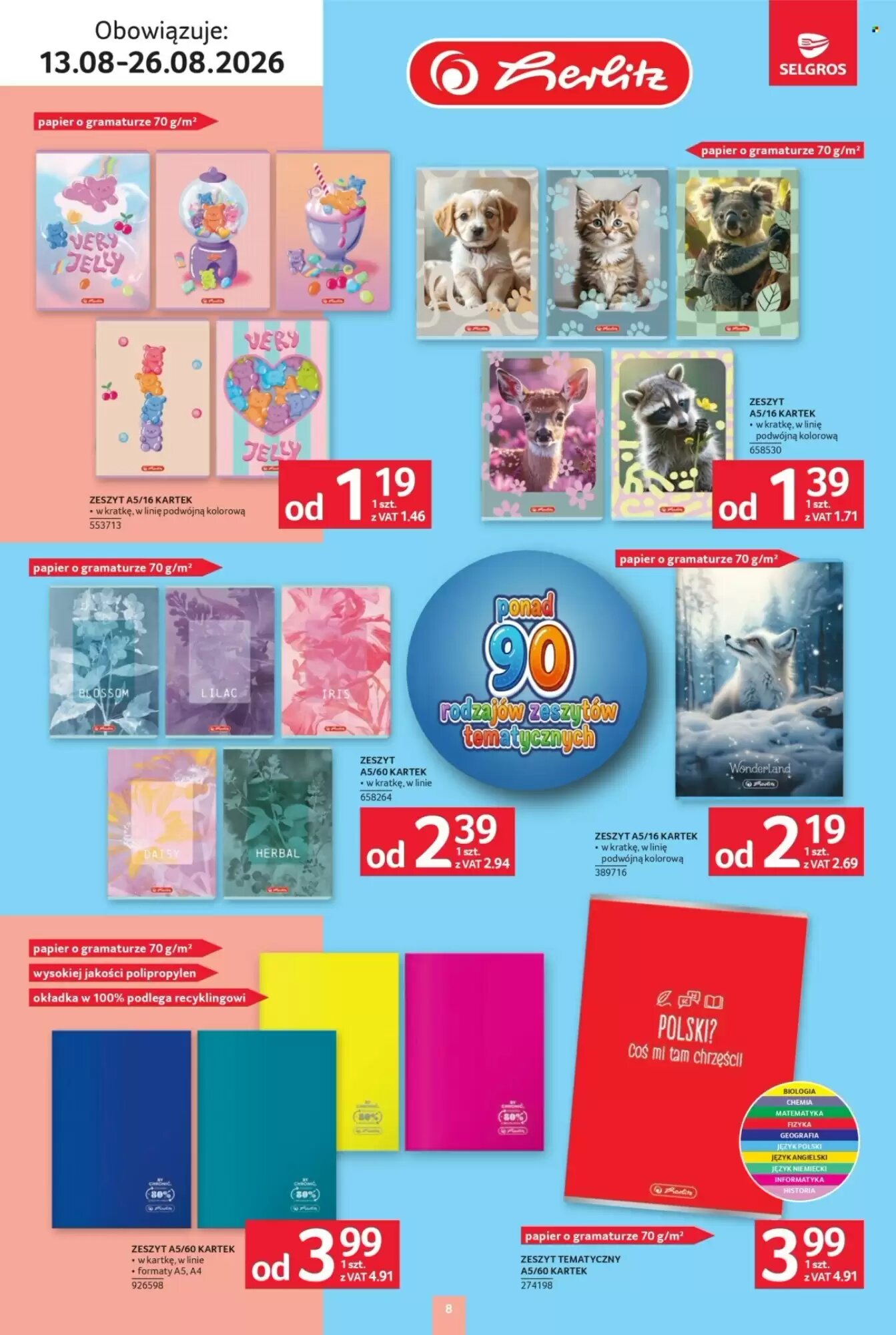 Gazetka promocyjna Selgros  ważna od 13.08.2026 - Strona 8.