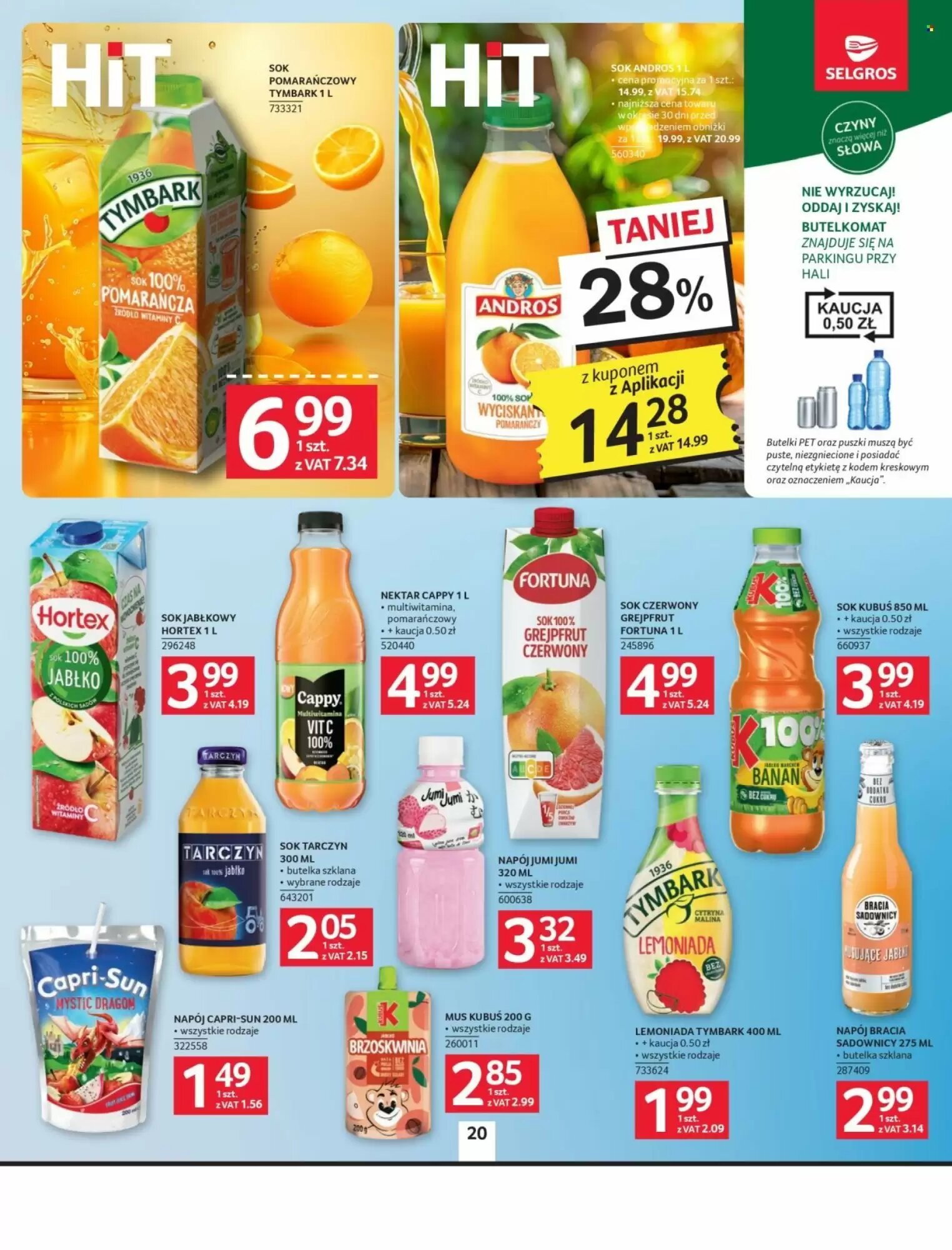 Gazetka promocyjna Selgros  ważna od 13.08.2026 - Strona 20.