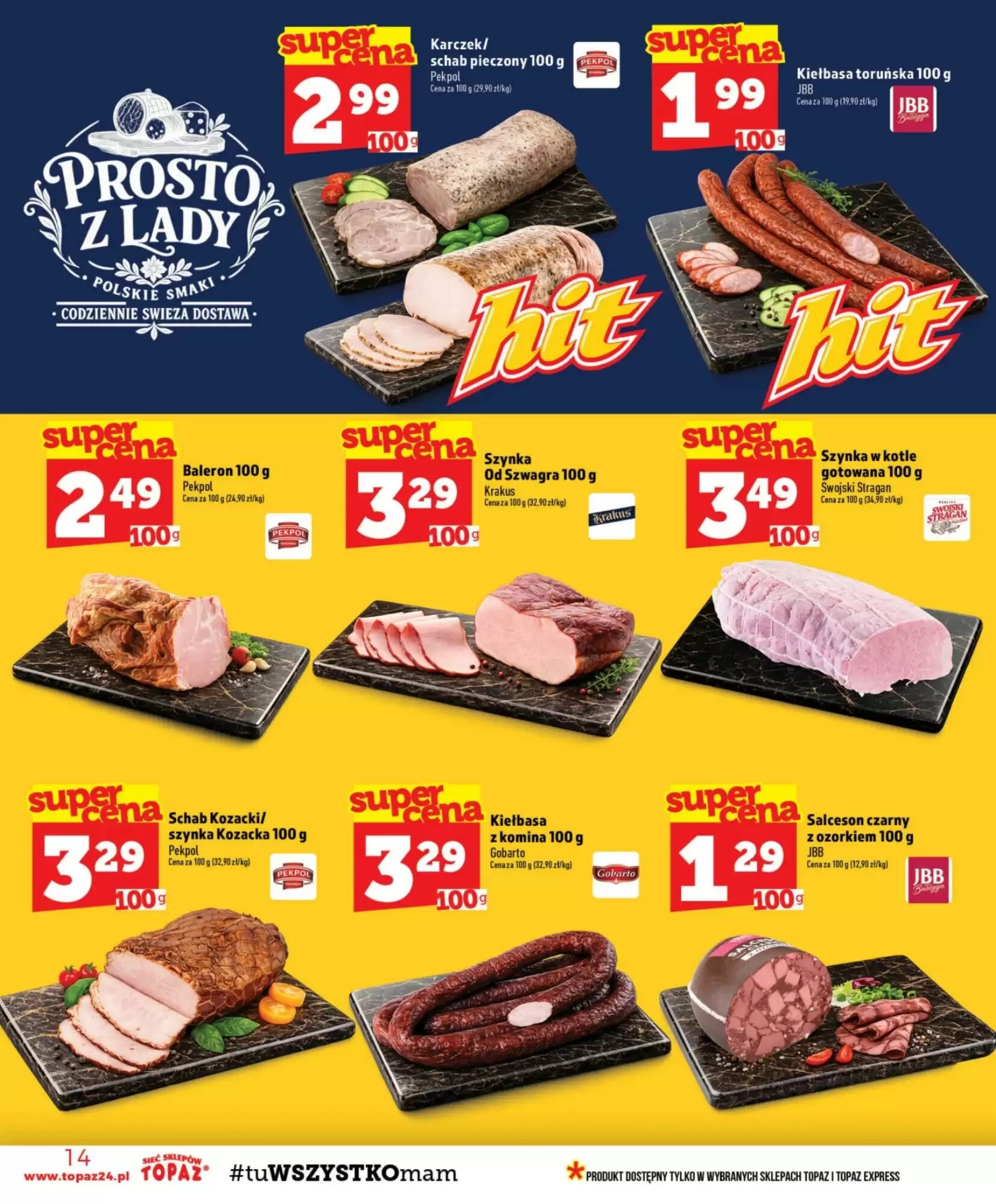 Gazetka promocyjna Topaz  ważna od 13.08.2026 - Strona 14.