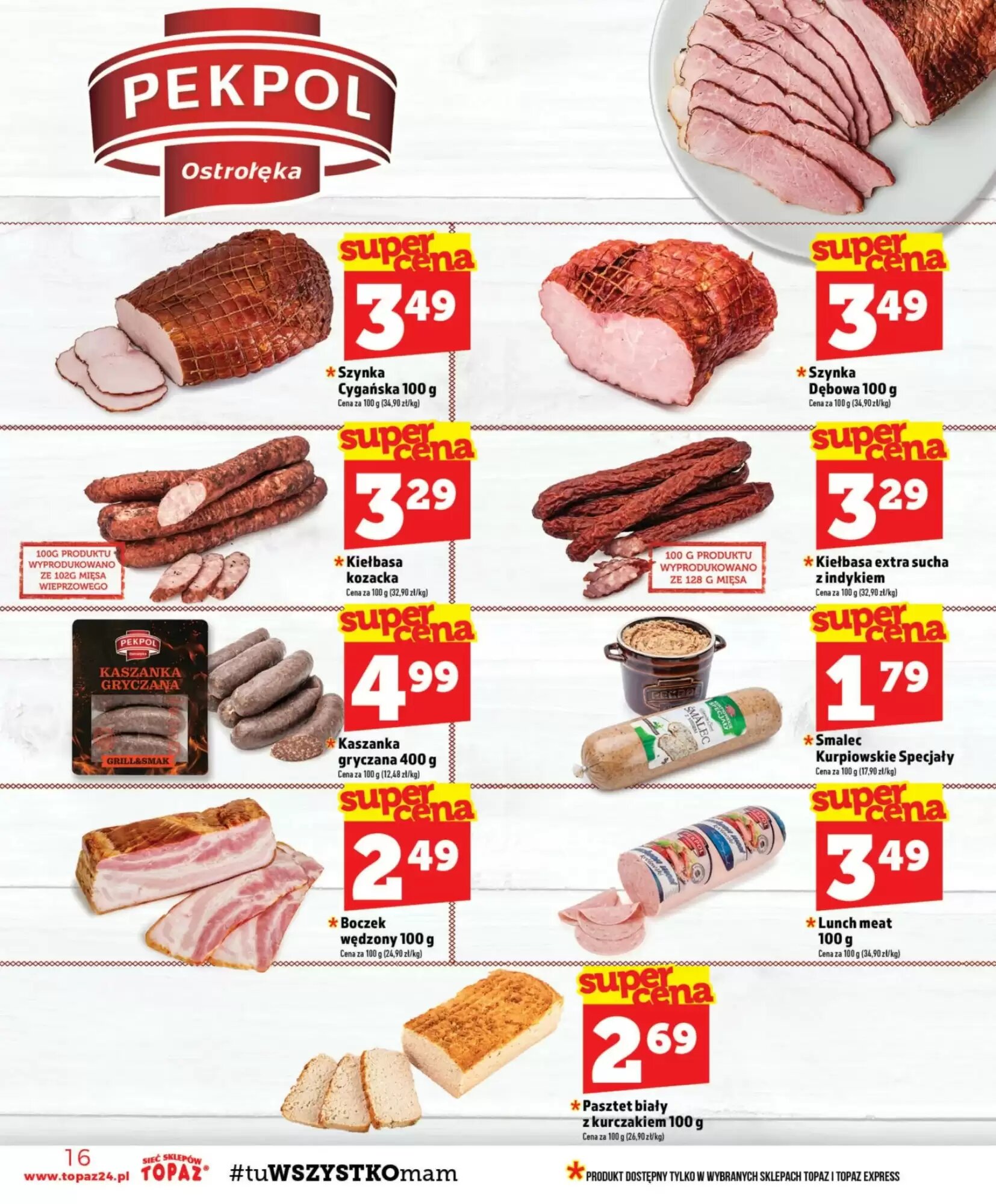 Gazetka promocyjna Topaz  ważna od 13.08.2026 - Strona 16.