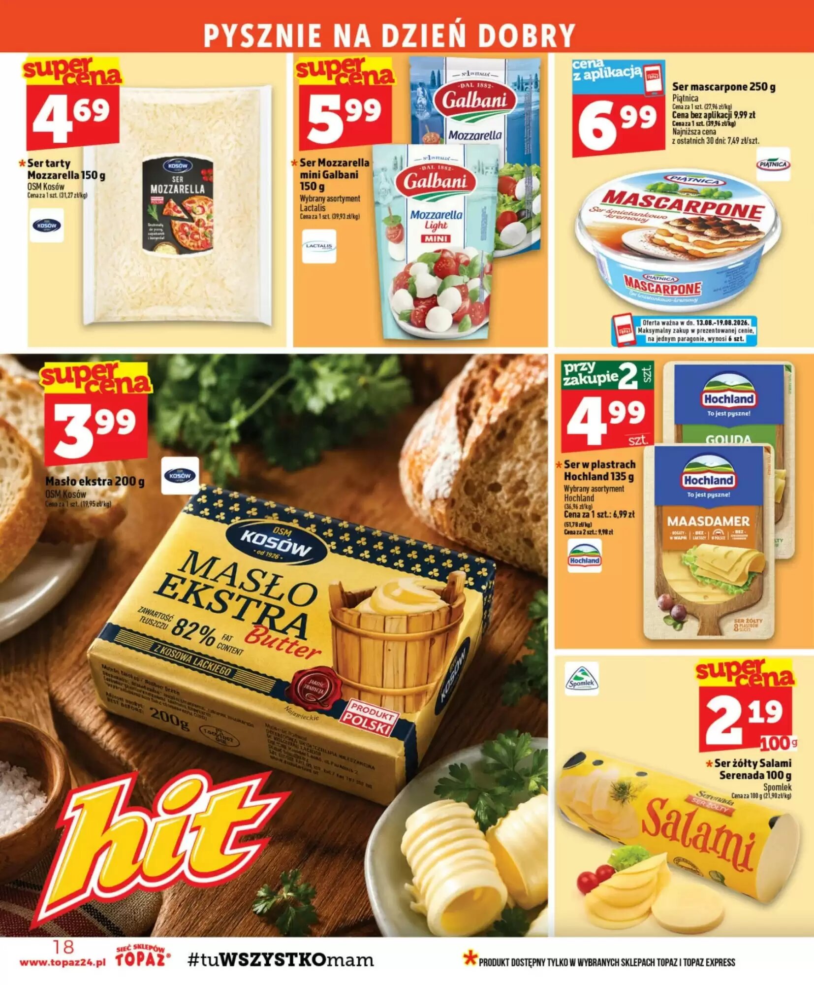 Gazetka promocyjna Topaz  ważna od 13.08.2026 - Strona 18.