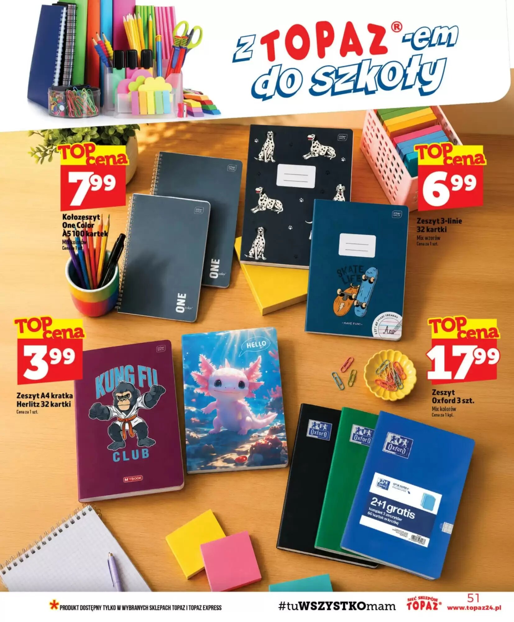 Gazetka promocyjna Topaz  ważna od 13.08.2026 - Strona 51.