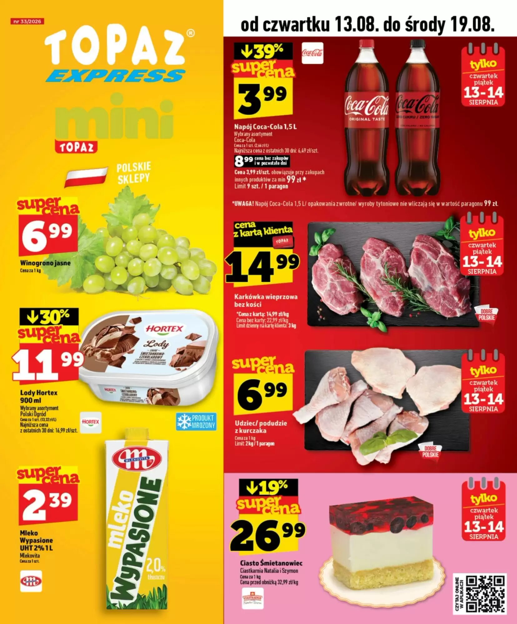 Gazetka promocyjna Topaz Express  ważna od 13.08.2026 - Strona 1.