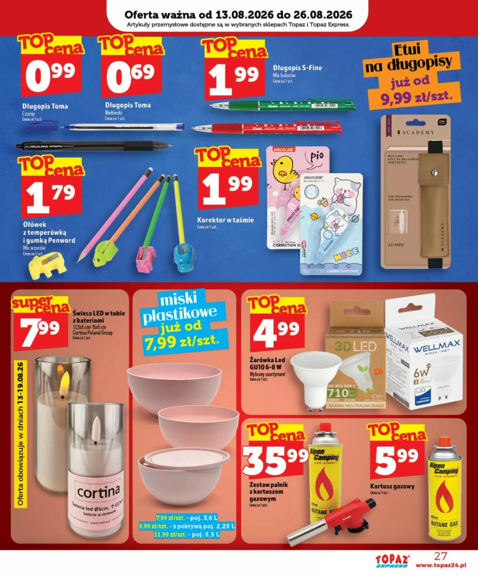 Gazetka promocyjna Topaz Express  ważna od 13.08.2026 - Strona 27.