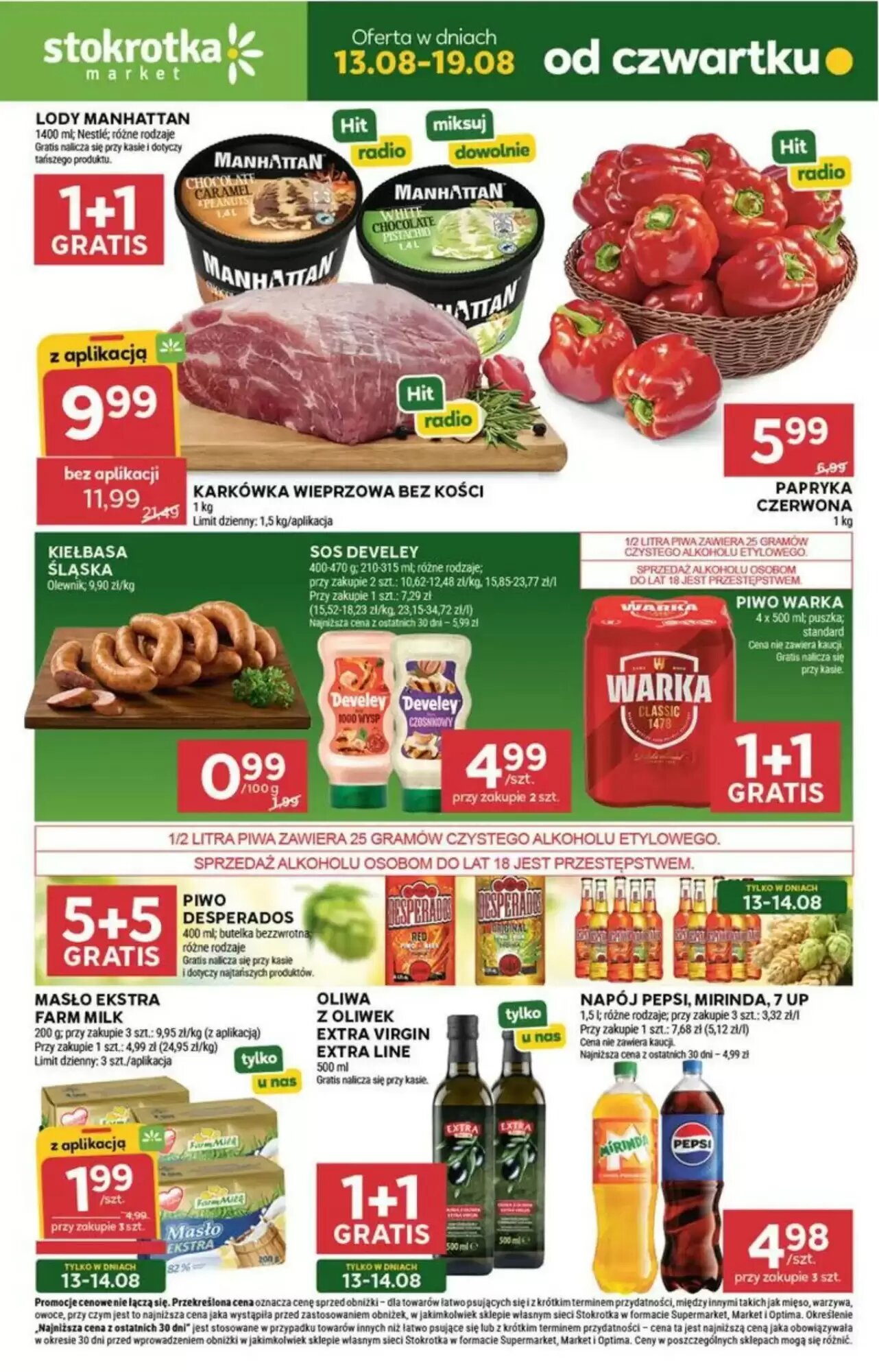 Gazetka promocyjna Stokrotka Market  ważna od 13.08.2026 - Strona 1.