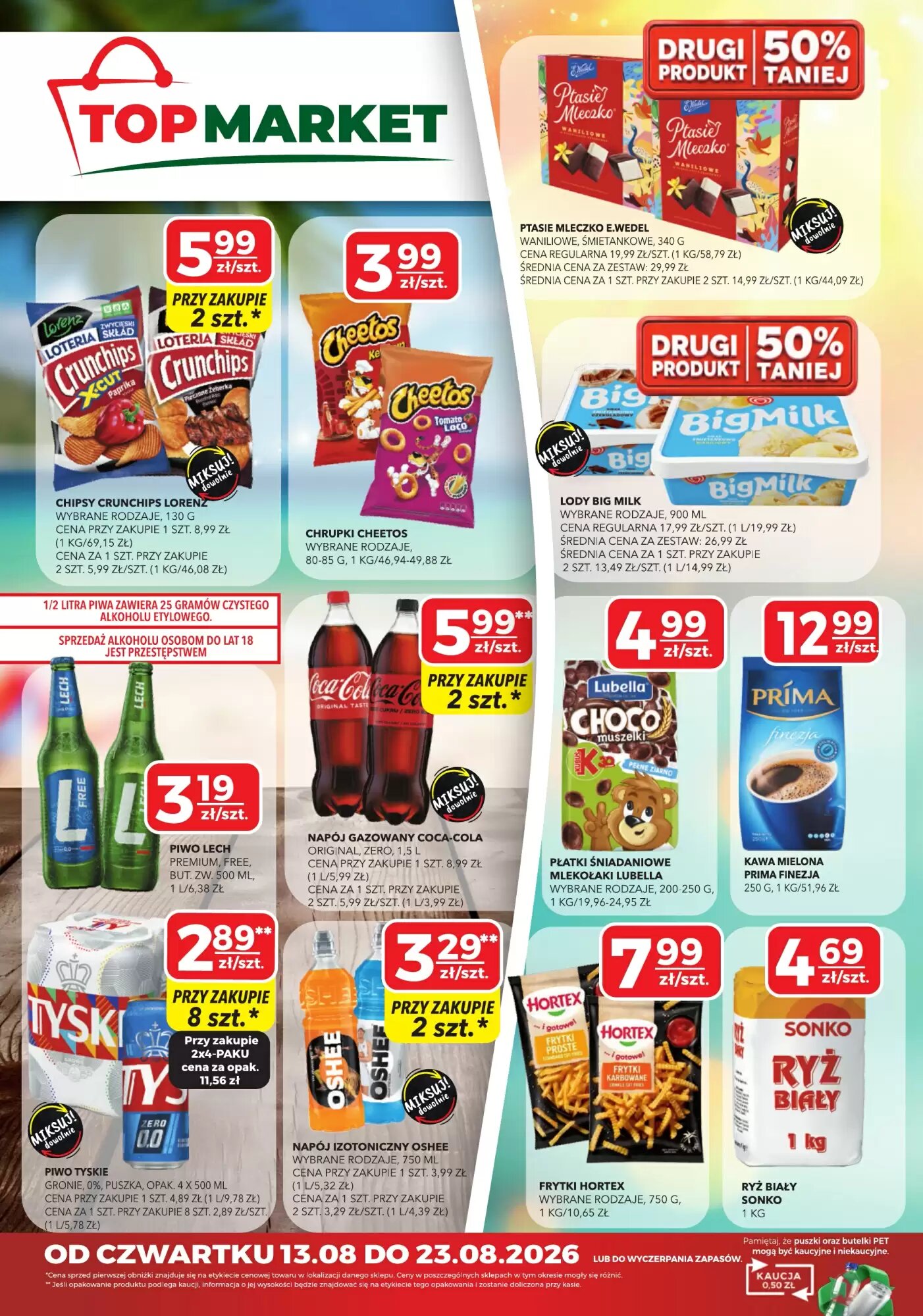 Gazetka promocyjna Top Market  ważna od 13.08.2026 - Strona 1.