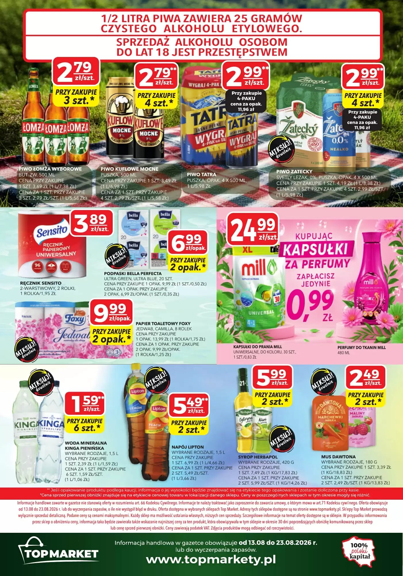 Gazetka promocyjna Top Market  ważna od 13.08.2026 - Strona 4.