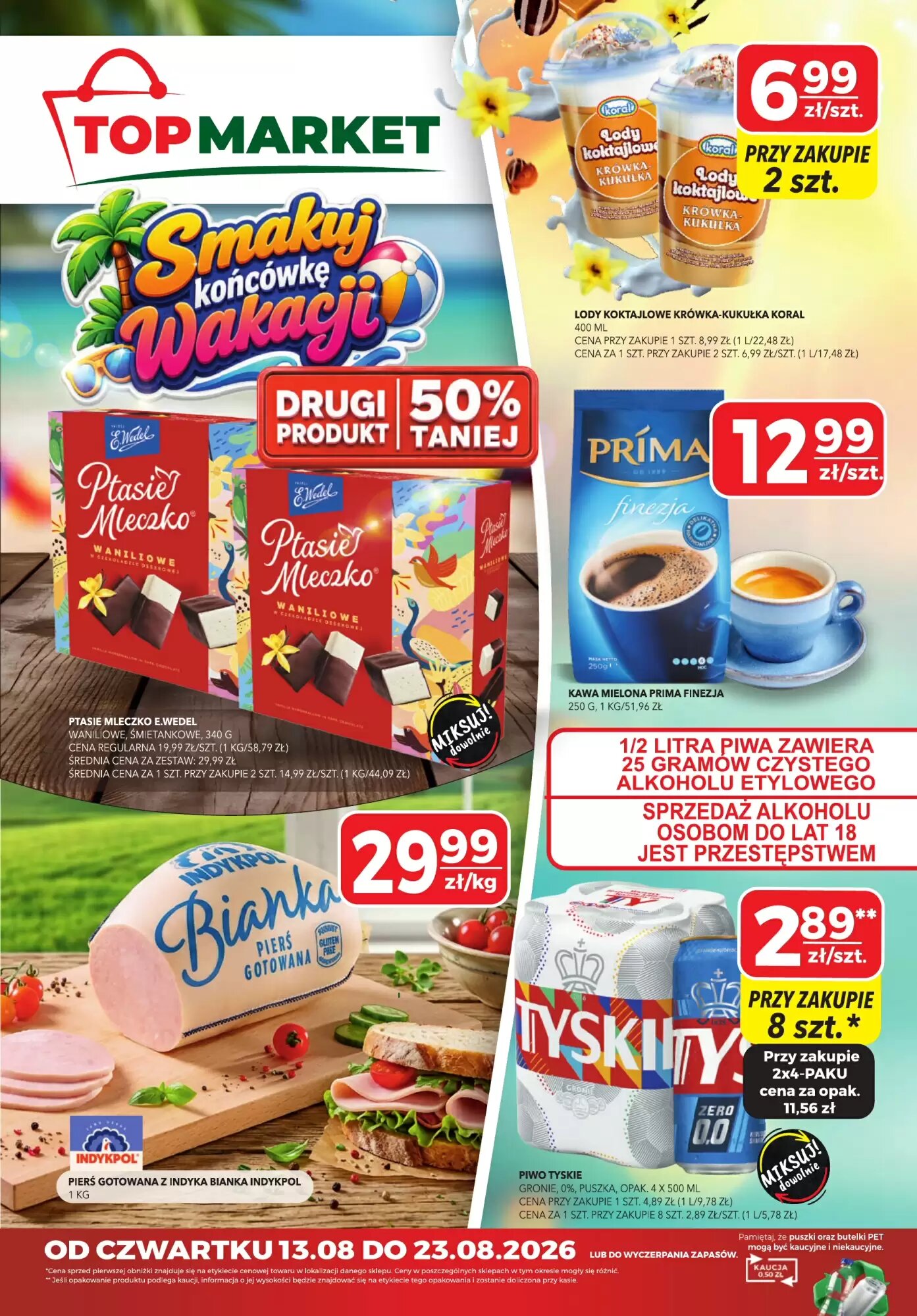 Gazetka promocyjna Top Market ważna od 13.08.2026 - Strona 1.