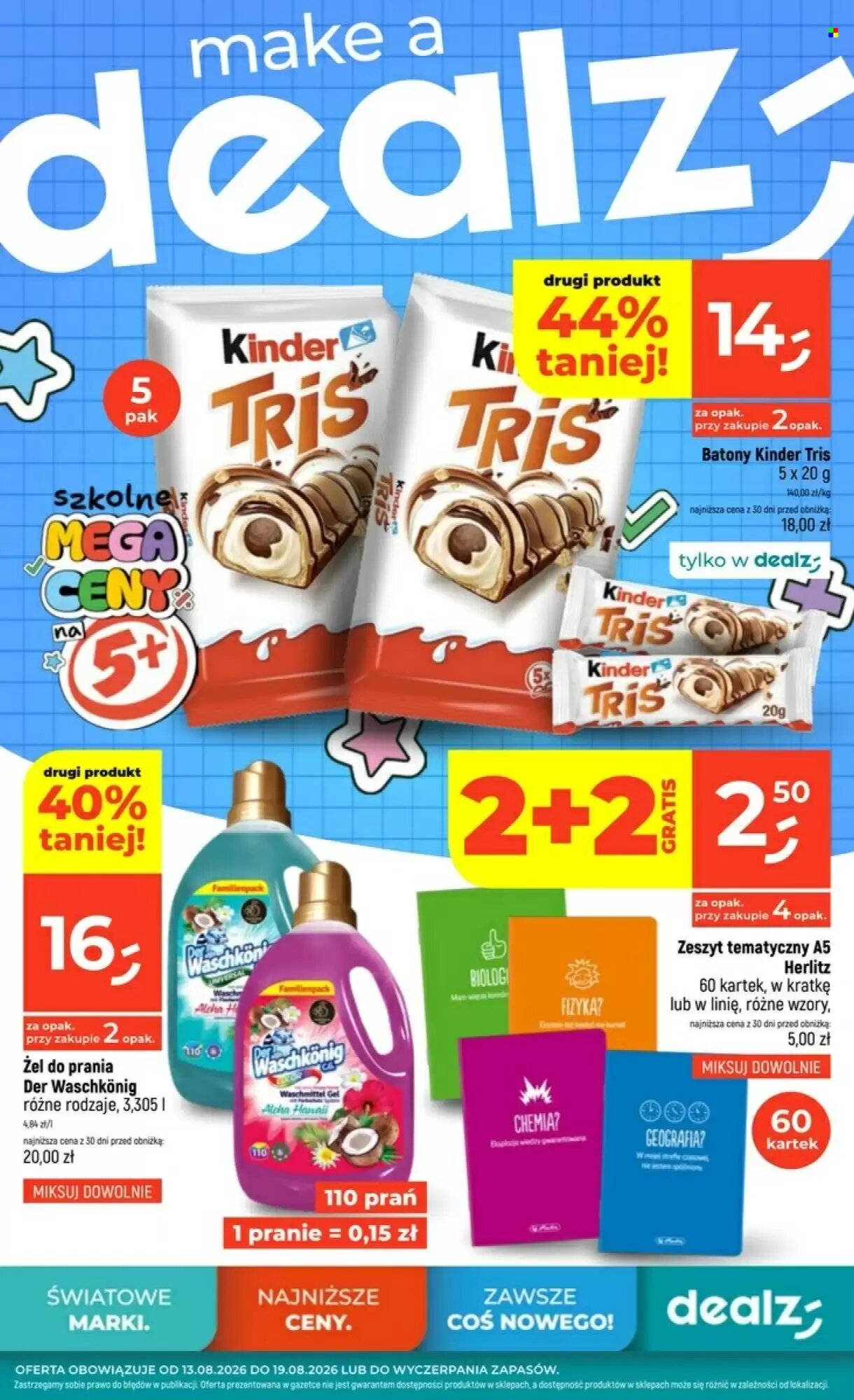 Gazetka promocyjna Dealz  ważna od 13.08.2026 - Strona 1.