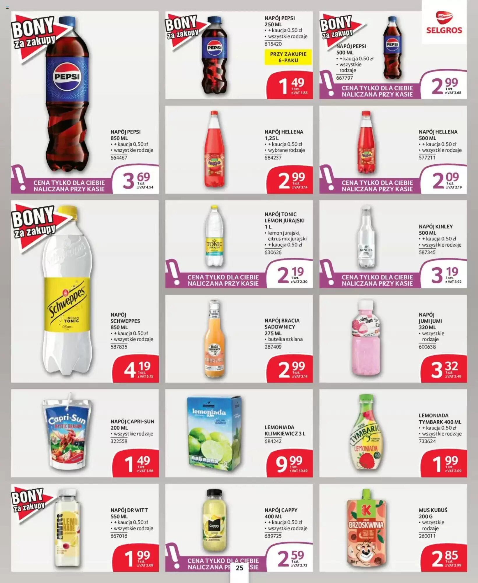 Gazetka promocyjna Selgros  ważna od 13.08.2026 - Strona 25.