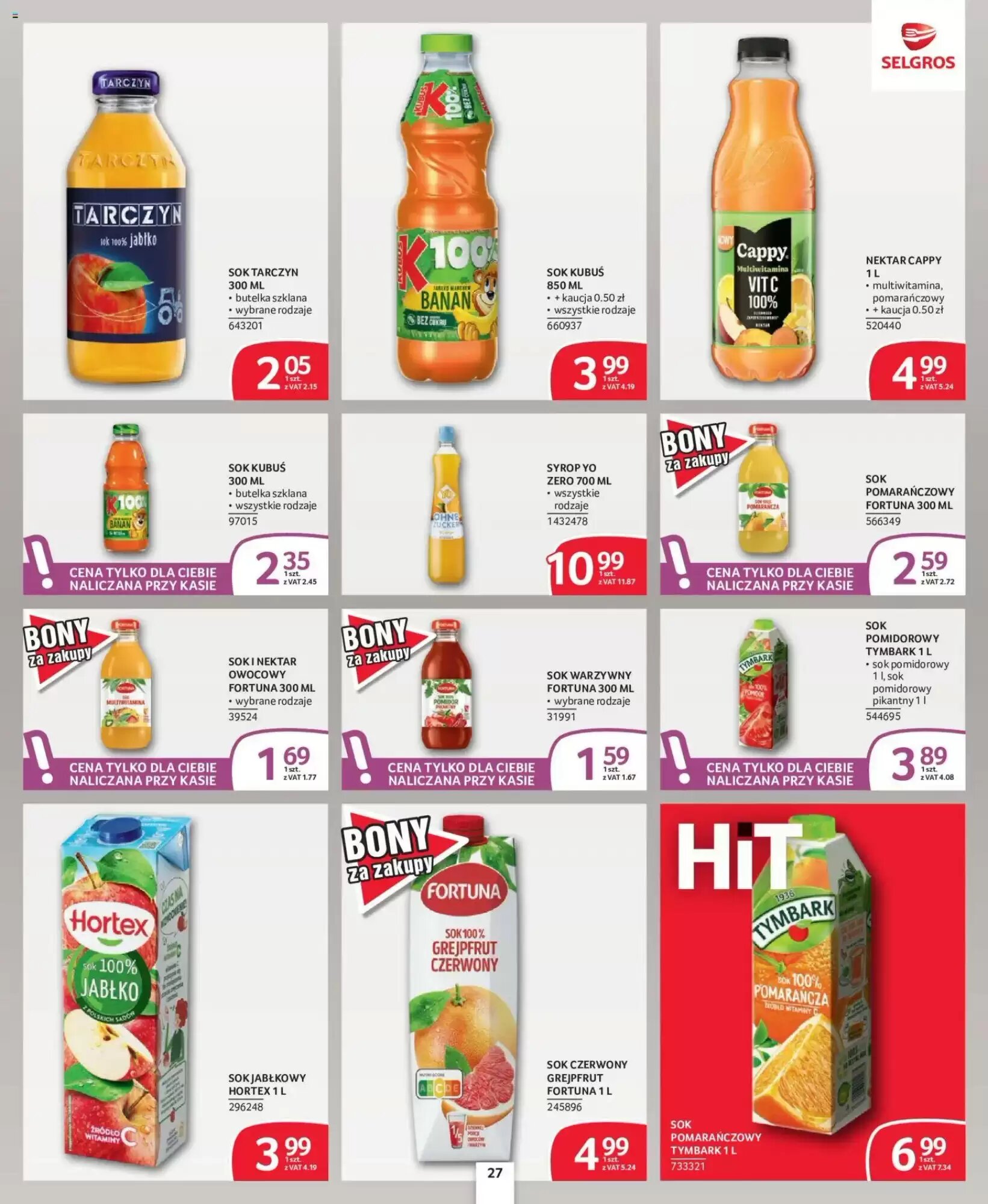 Gazetka promocyjna Selgros  ważna od 13.08.2026 - Strona 27.