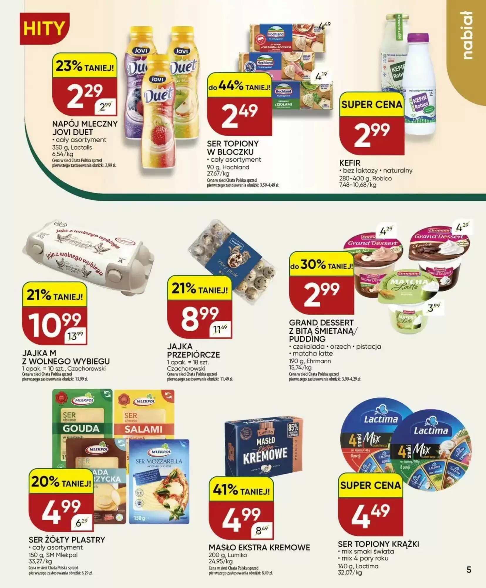 Gazetka promocyjna Chata Polska  ważna od 13.08.2026 - Strona 5.