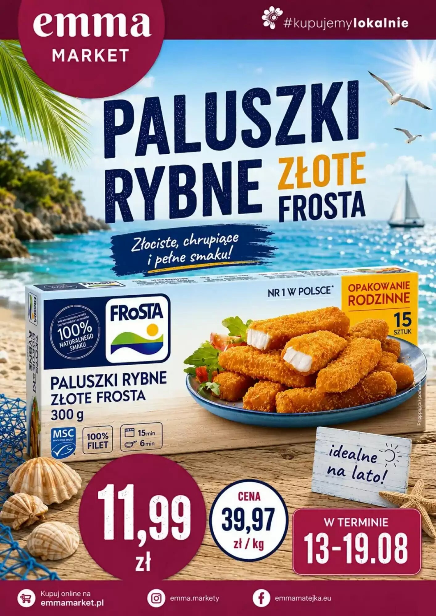 Gazetka promocyjna EMMA market ważna od 13.08.2026 - Strona 1.