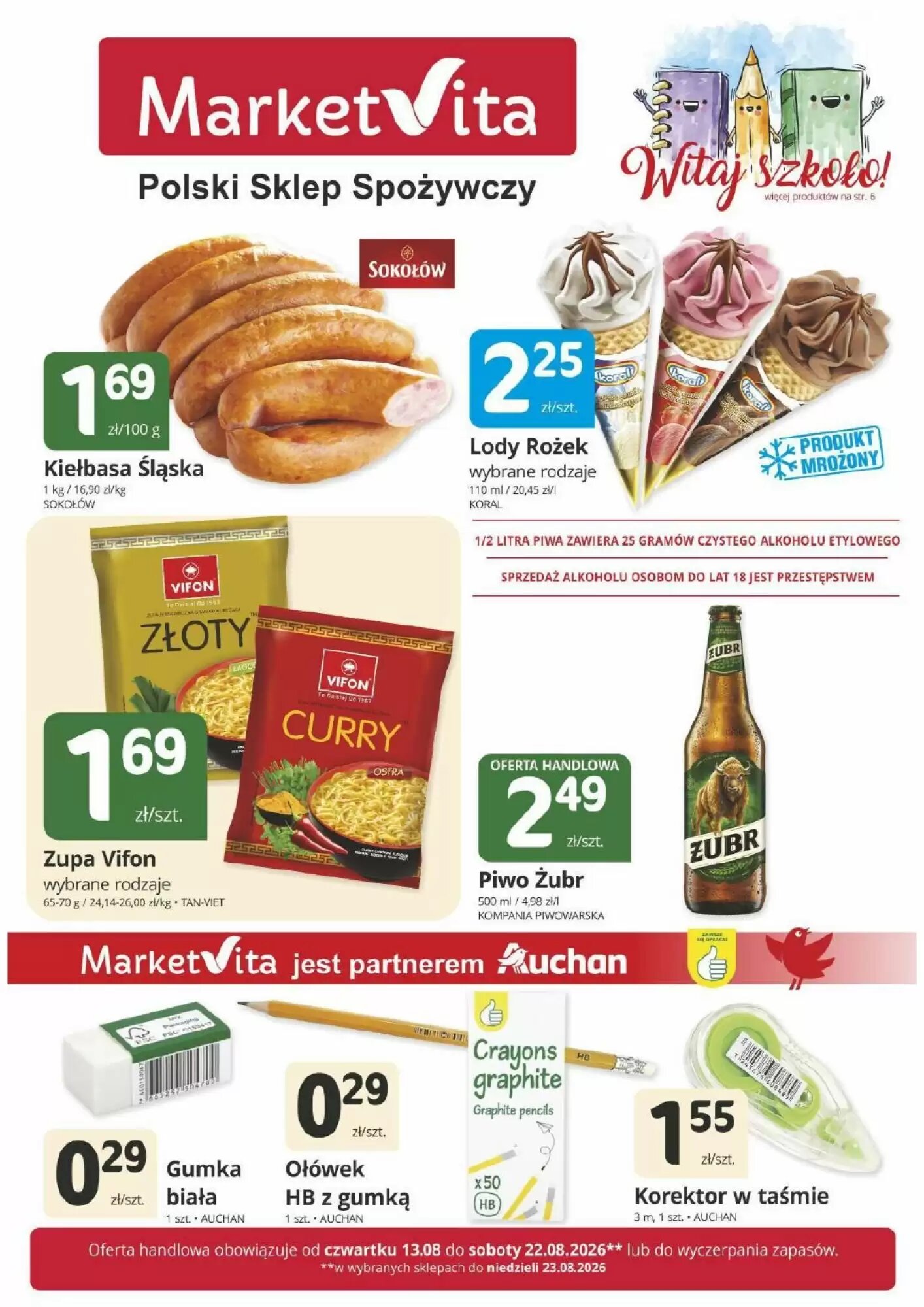 Gazetka promocyjna Marketvita  ważna od 13.08.2026 - Strona 1.