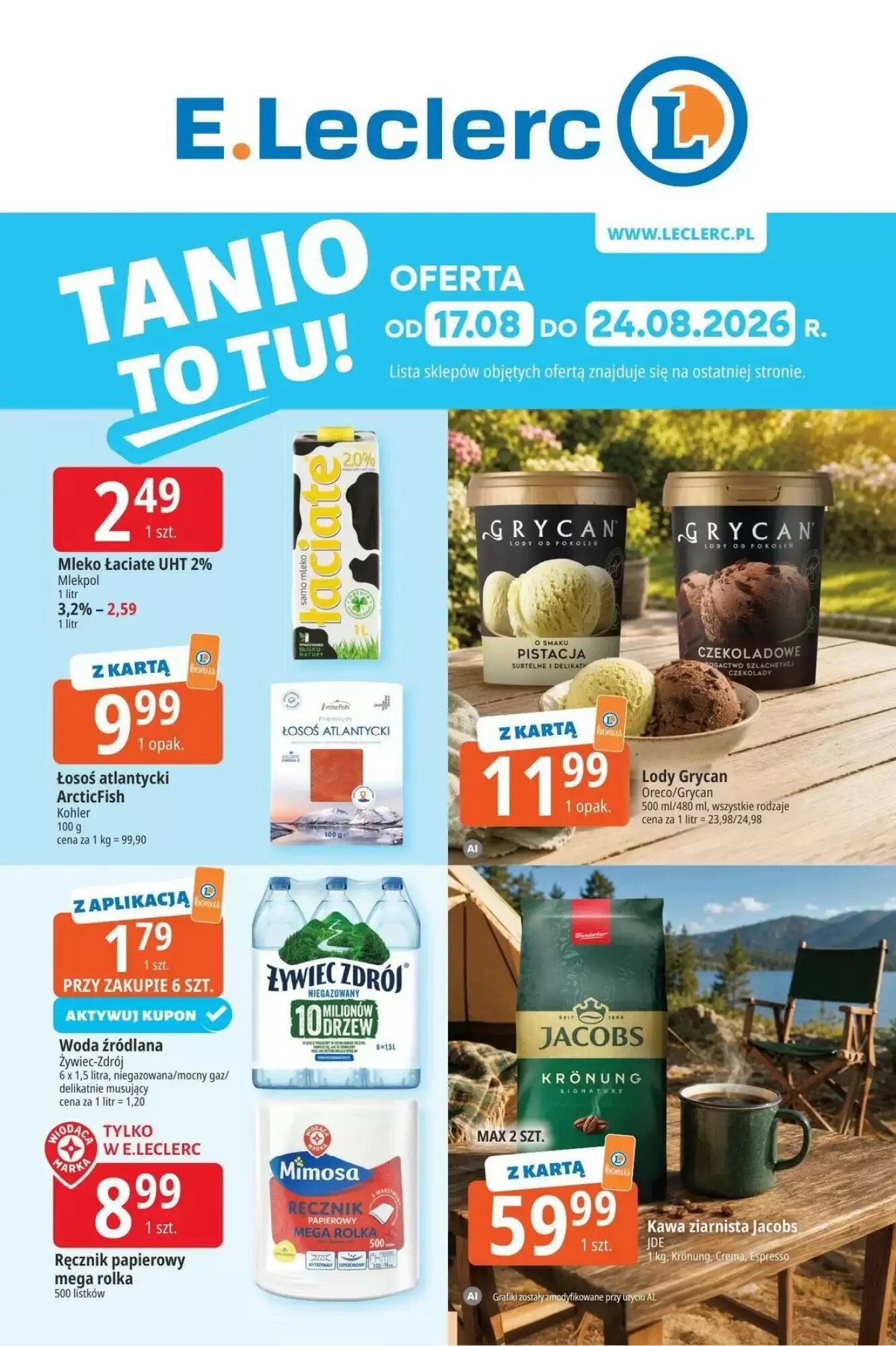 Gazetka promocyjna E.Leclerc ważna od 17.08.2026 - Strona 1.