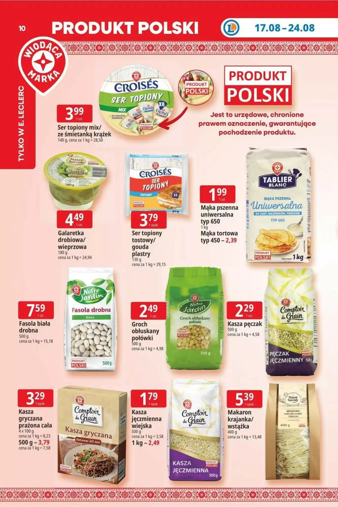 Gazetka promocyjna E.Leclerc  ważna od 17.08.2026 - Strona 10.