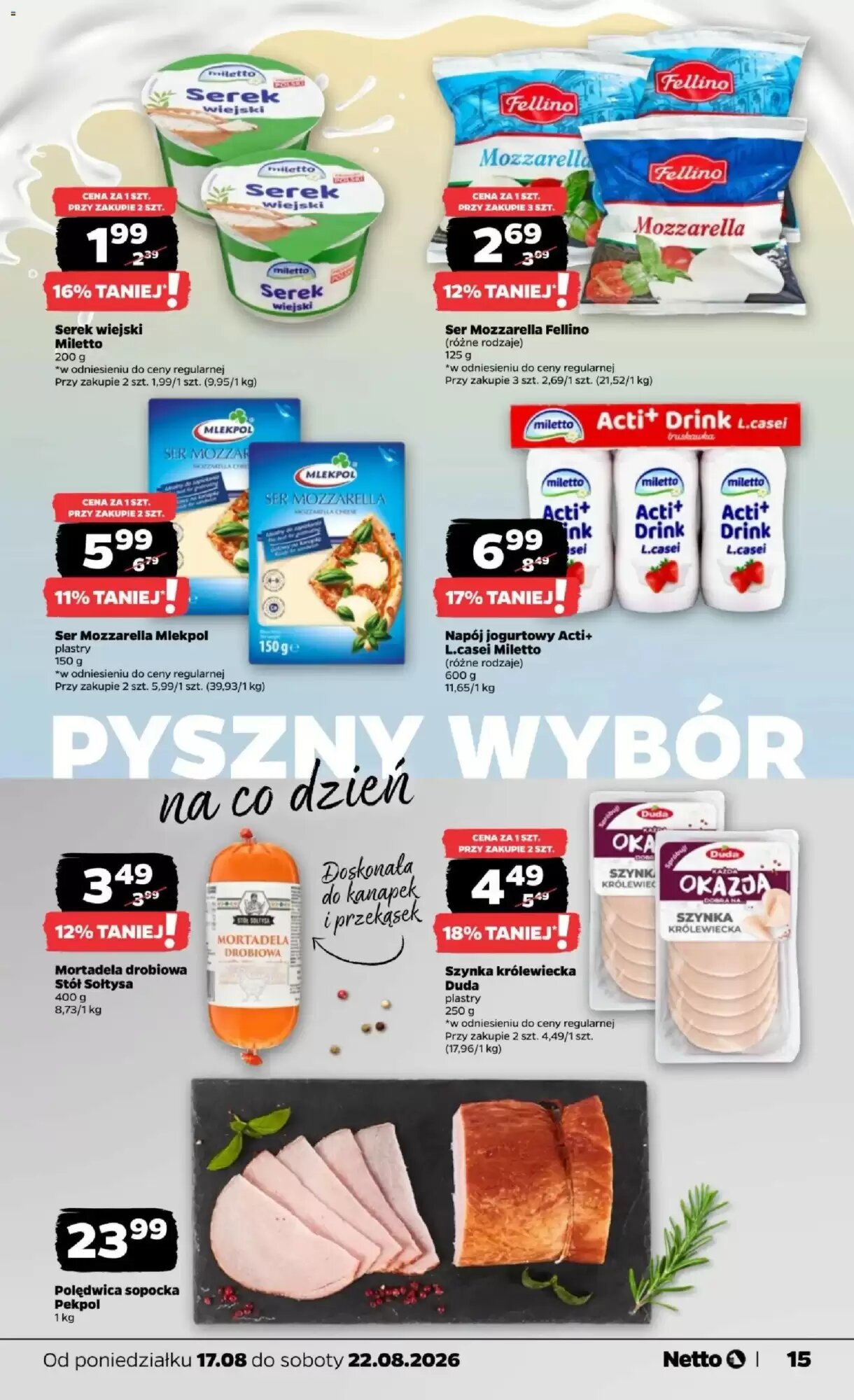 Gazetka promocyjna Netto  ważna od 17.08.2026 - Strona 15.