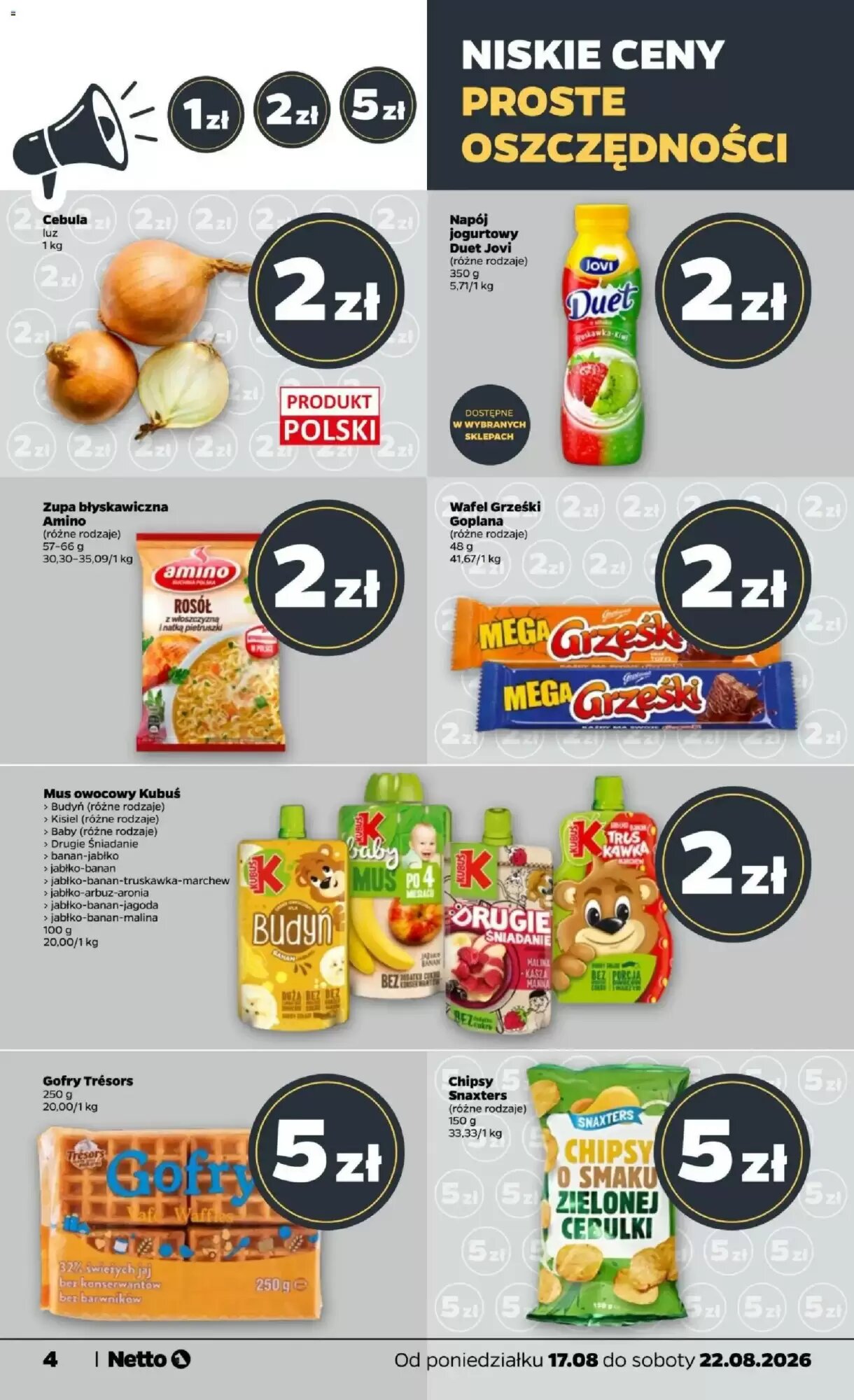 Gazetka promocyjna Netto  ważna od 17.08.2026 - Strona 4.