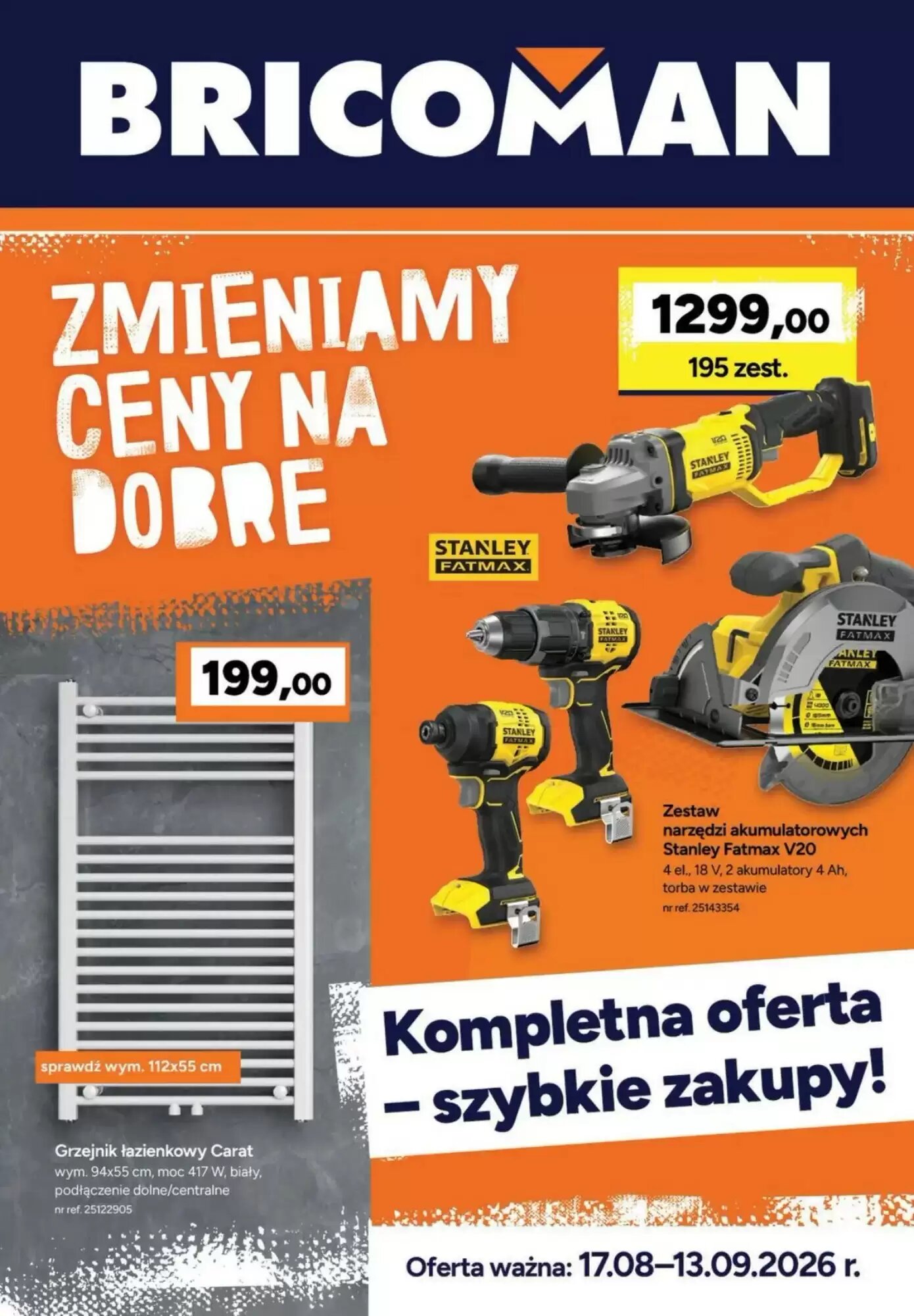 Gazetka promocyjna Bricoman ważna od 17.08.2026 - Strona 1.