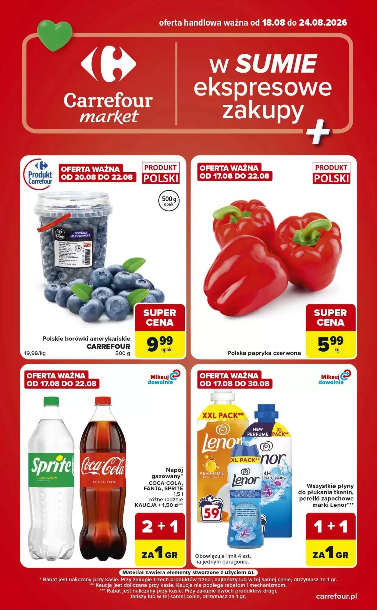 Gazetka promocyjna Carrefour Market ważna od 18.08.2026 - Strona 1.