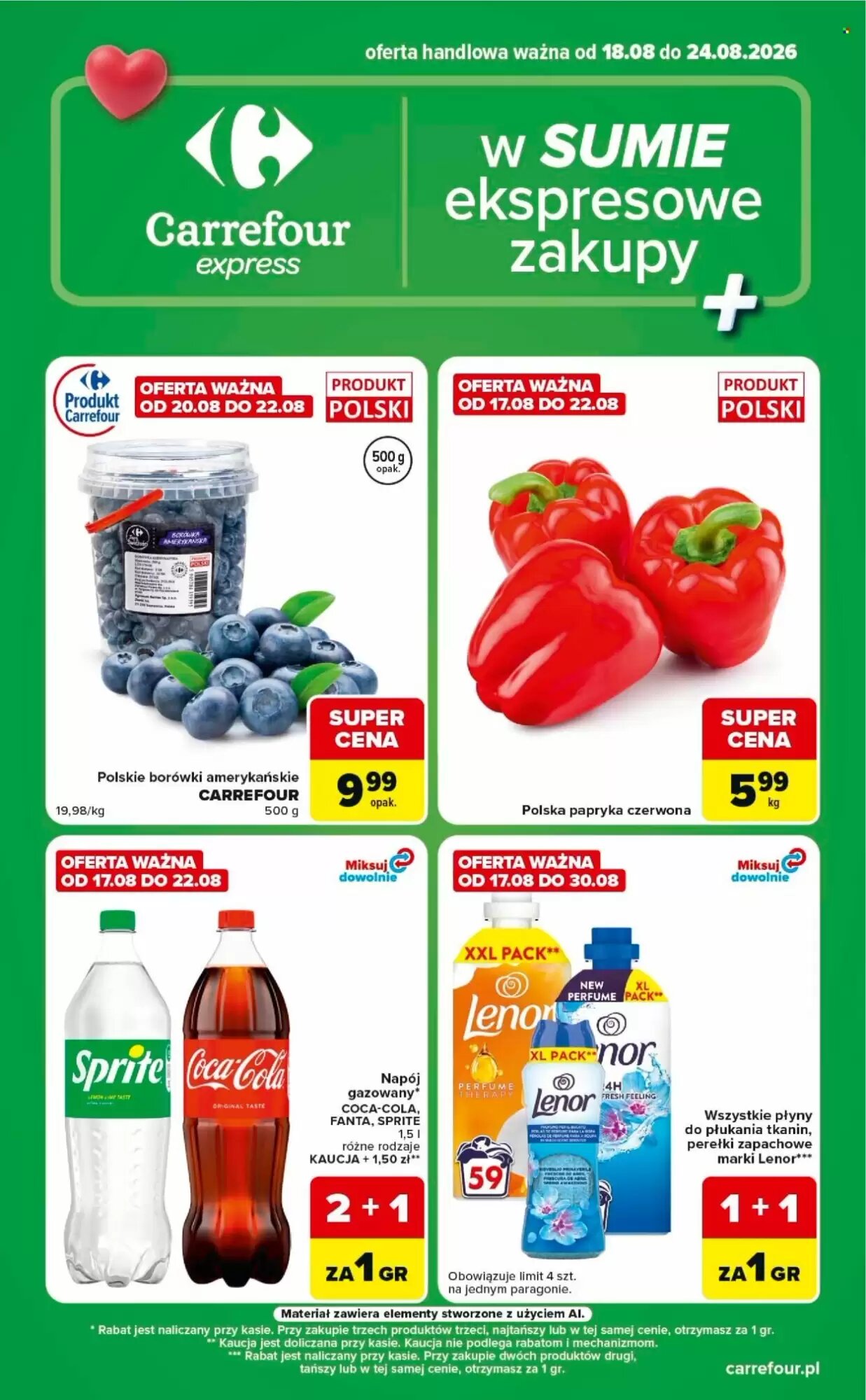 Gazetka promocyjna Carrefour Express ważna od 18.08.2026 - Strona 1.