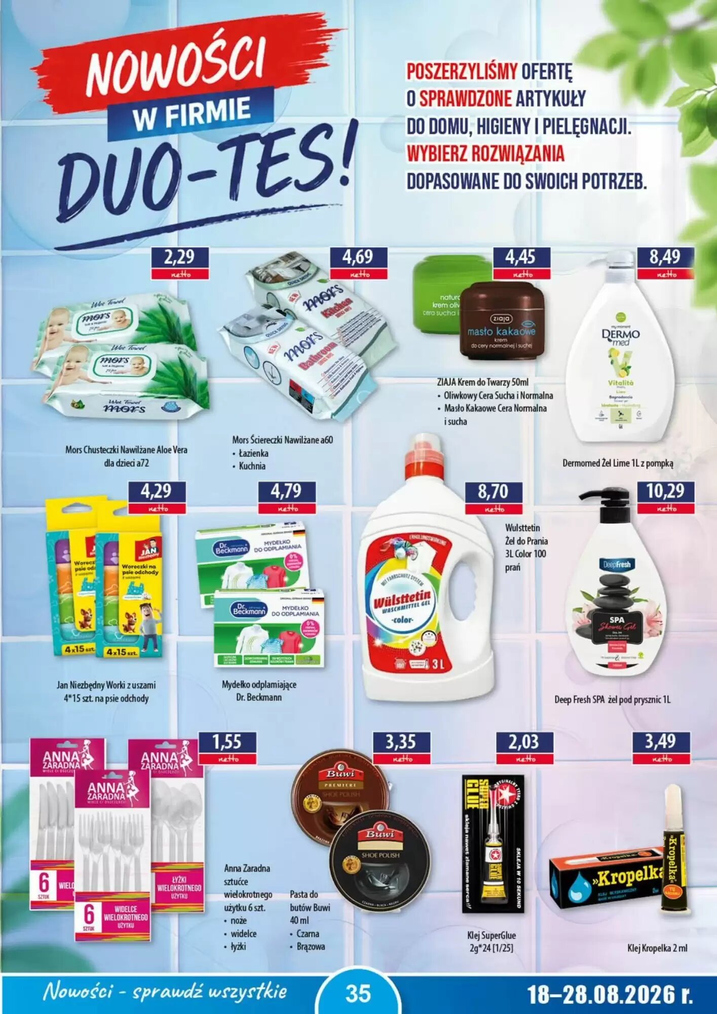 Gazetka promocyjna DUO-TES  ważna od 18.08.2026 - Strona 35.