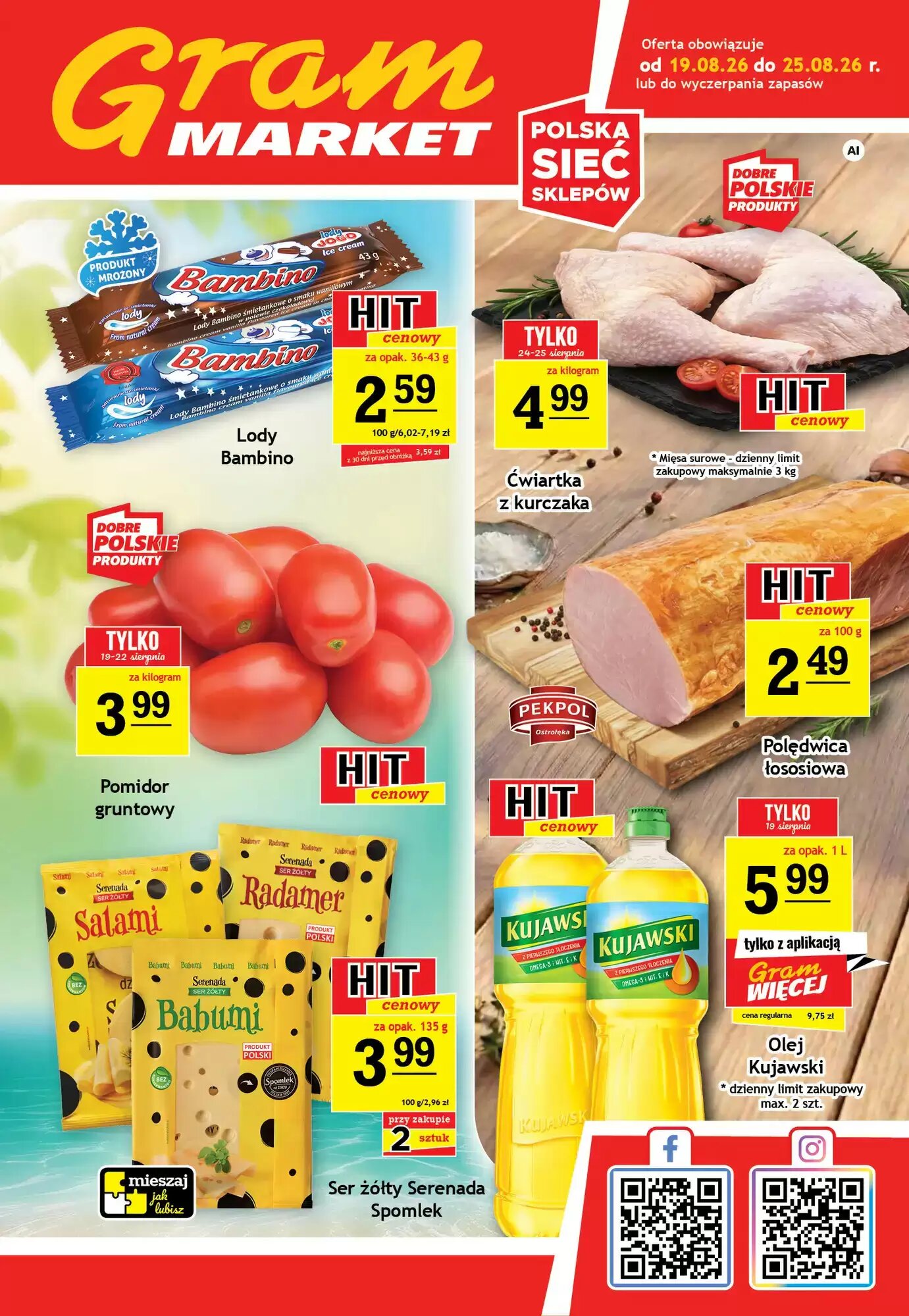 Gazetka promocyjna Gram Market ważna od 19.08.2026 - Strona 1.