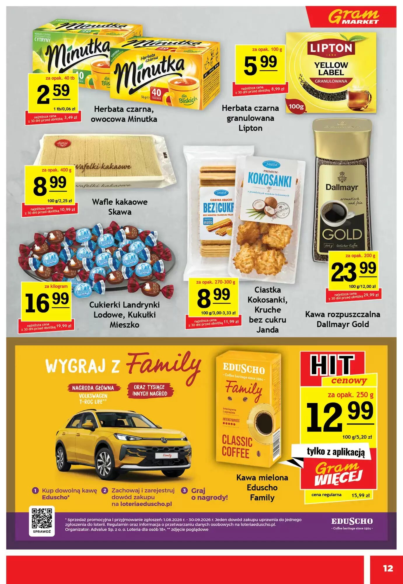 Gazetka promocyjna Gram Market  ważna od 19.08.2026 - Strona 12.