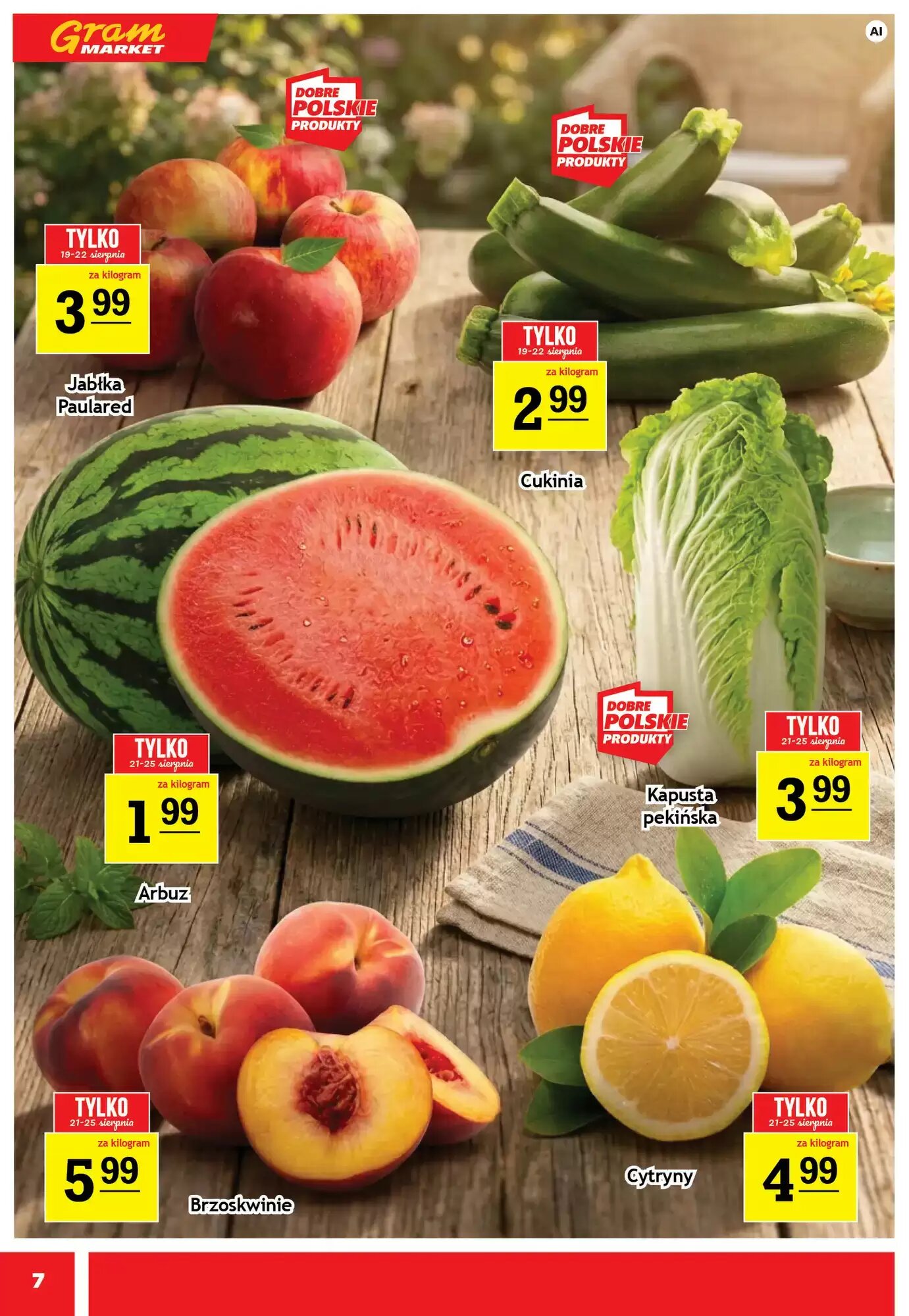 Gazetka promocyjna Gram Market  ważna od 19.08.2026 - Strona 7.
