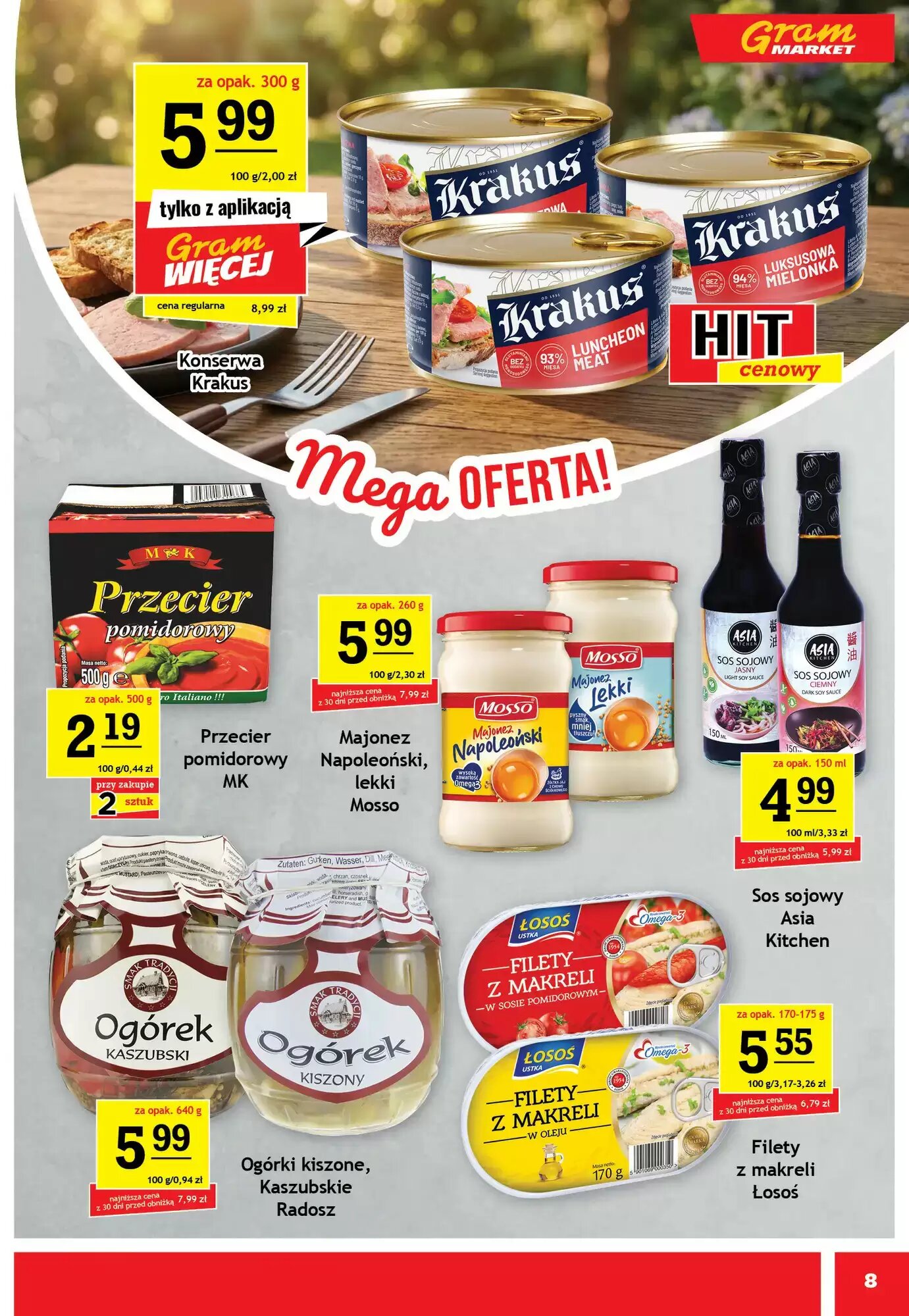 Gazetka promocyjna Gram Market  ważna od 19.08.2026 - Strona 8.