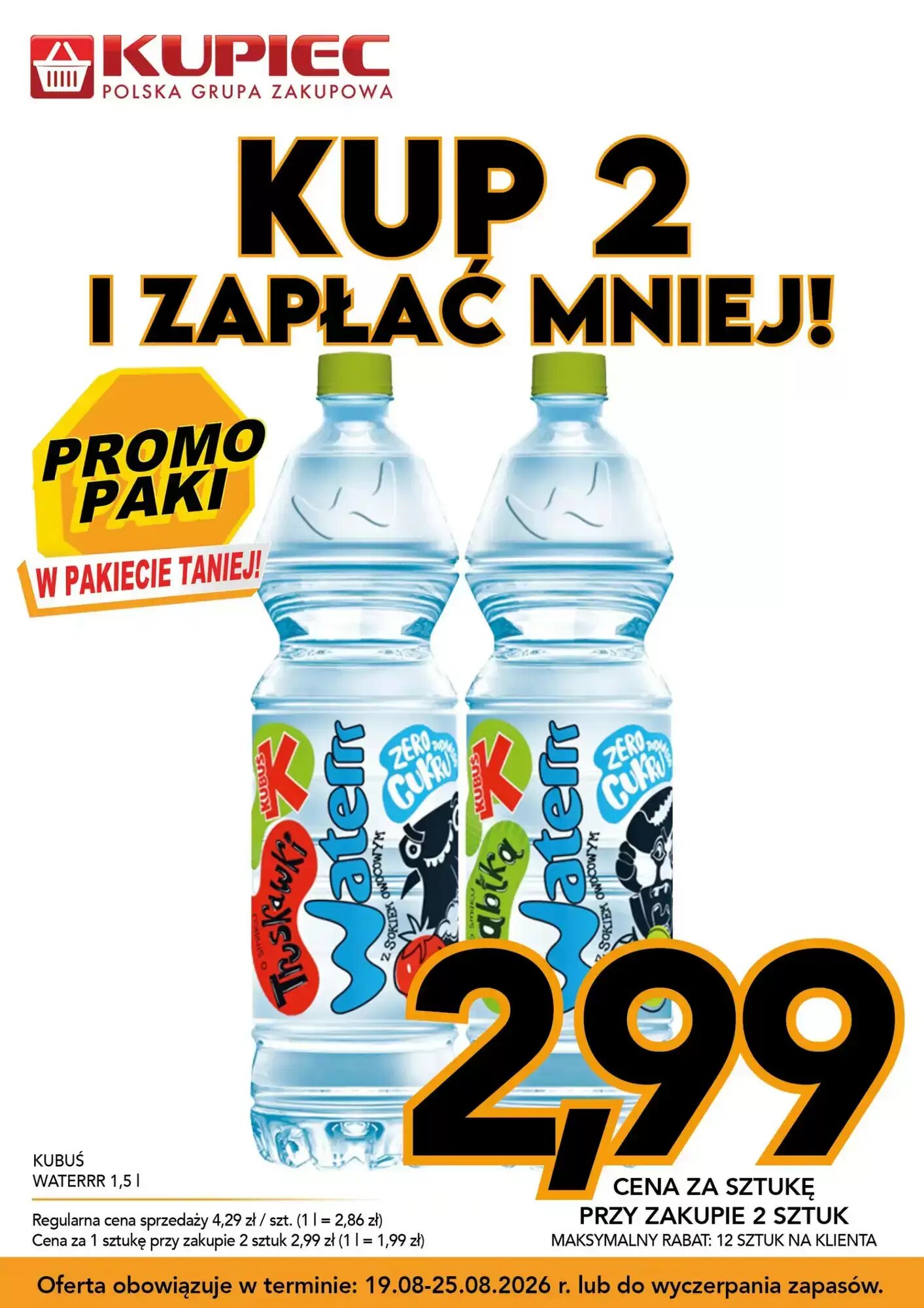 Gazetka promocyjna Kupiec  ważna od 19.08.2026 - Strona 6.