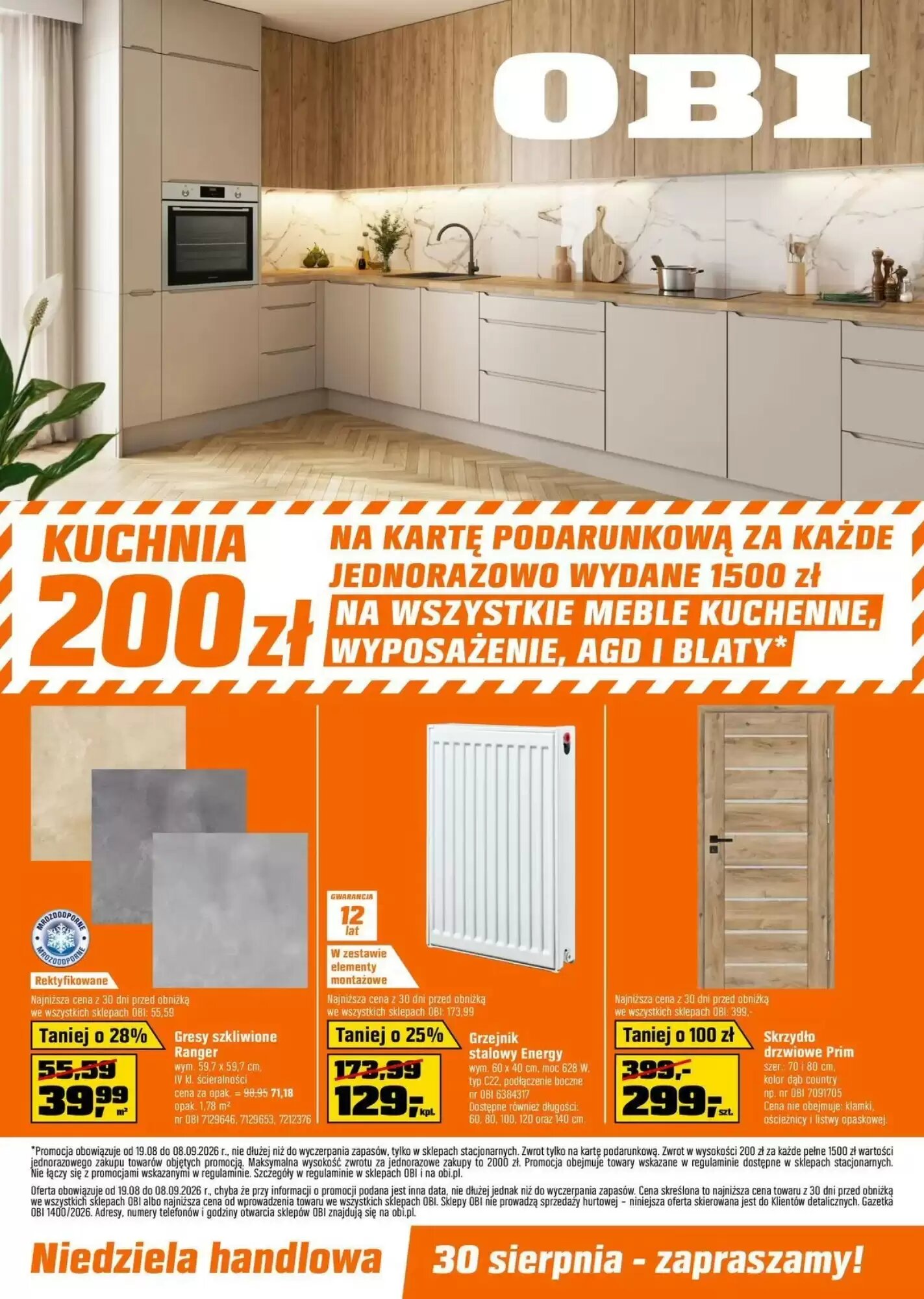 Gazetka promocyjna OBI ważna od 19.08.2026 - Strona 1.