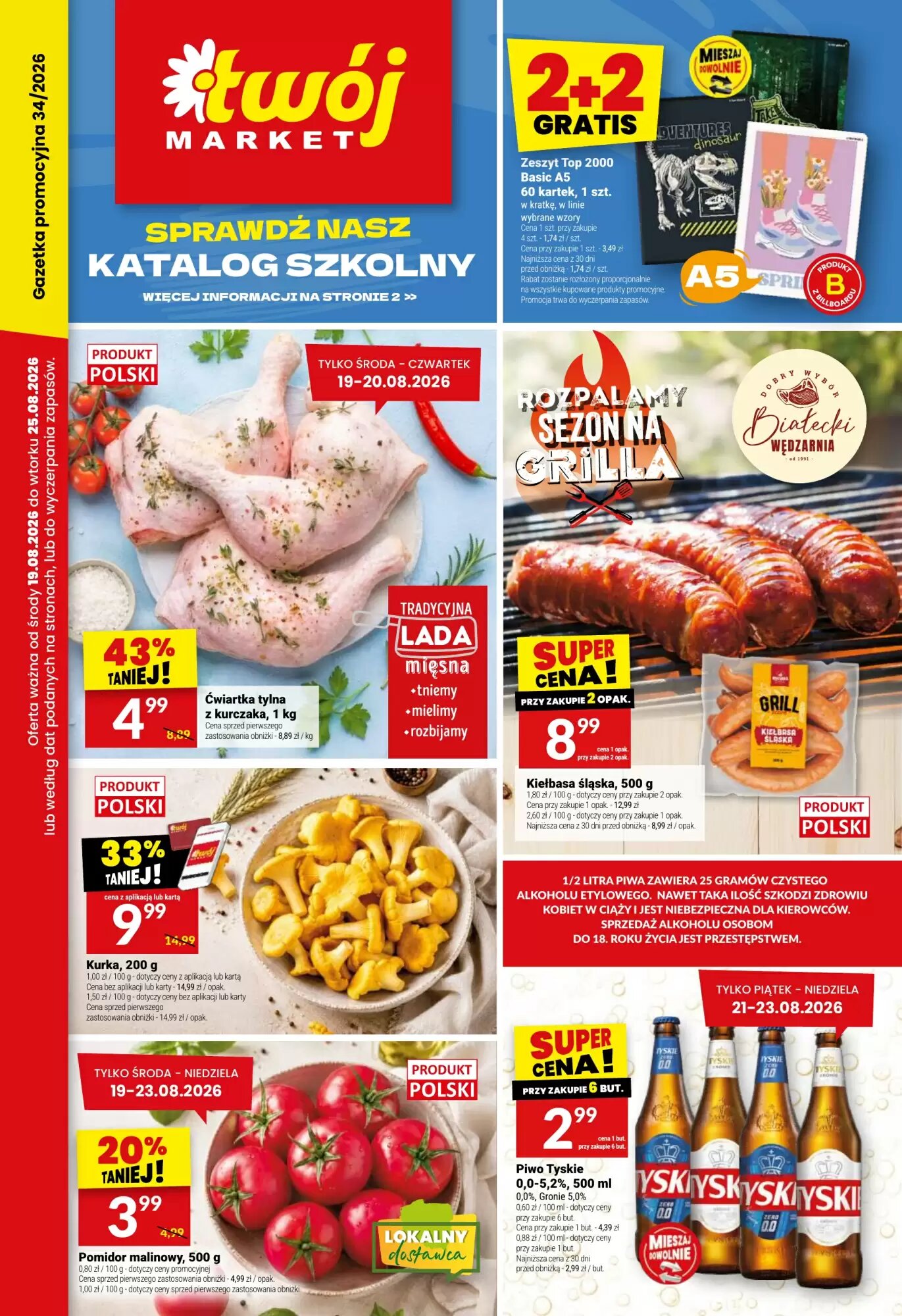 Gazetka promocyjna Twój Market ważna od 19.08.2026 - Strona 1.